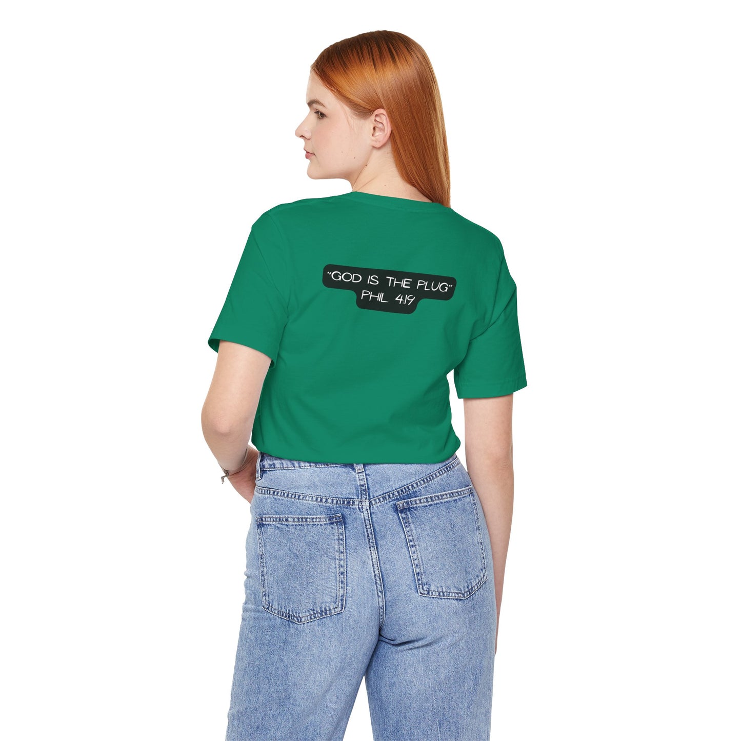 Christian Unisex Tee - Philippians 4:19 God Supplies All Our Needs Design