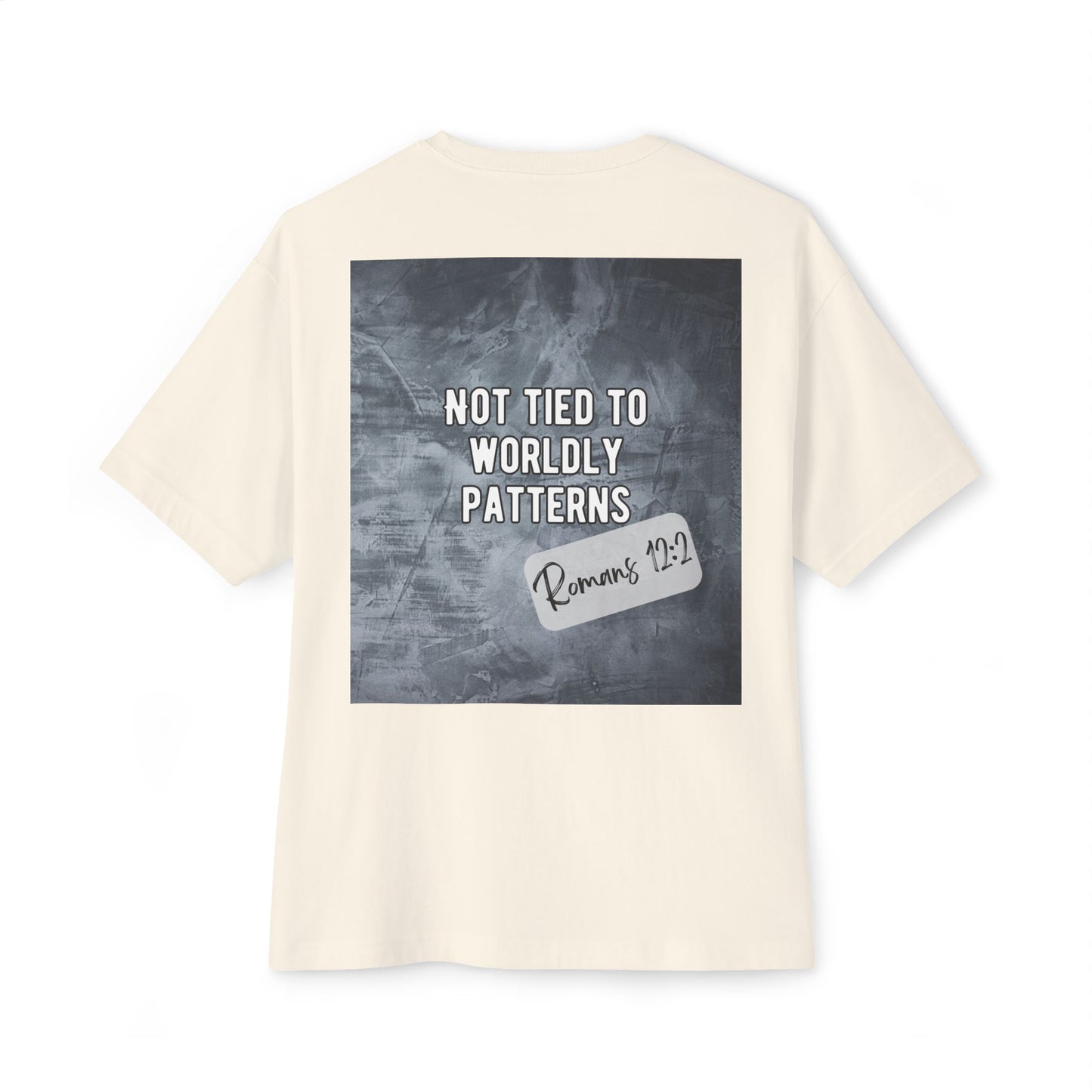 Christian Street Style Tee with Romans Scripture