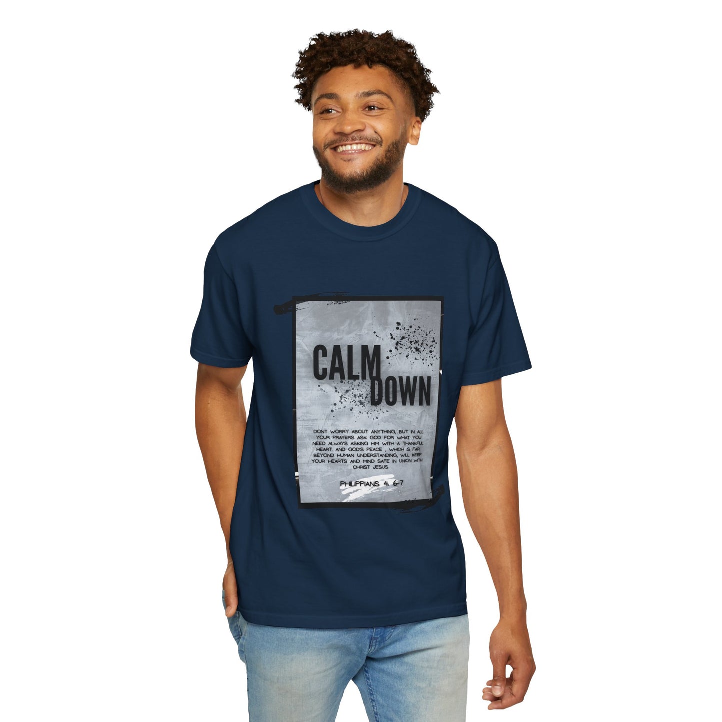 Peaceful Reminder Unisex T-shirt - Philippians 4: 6-9