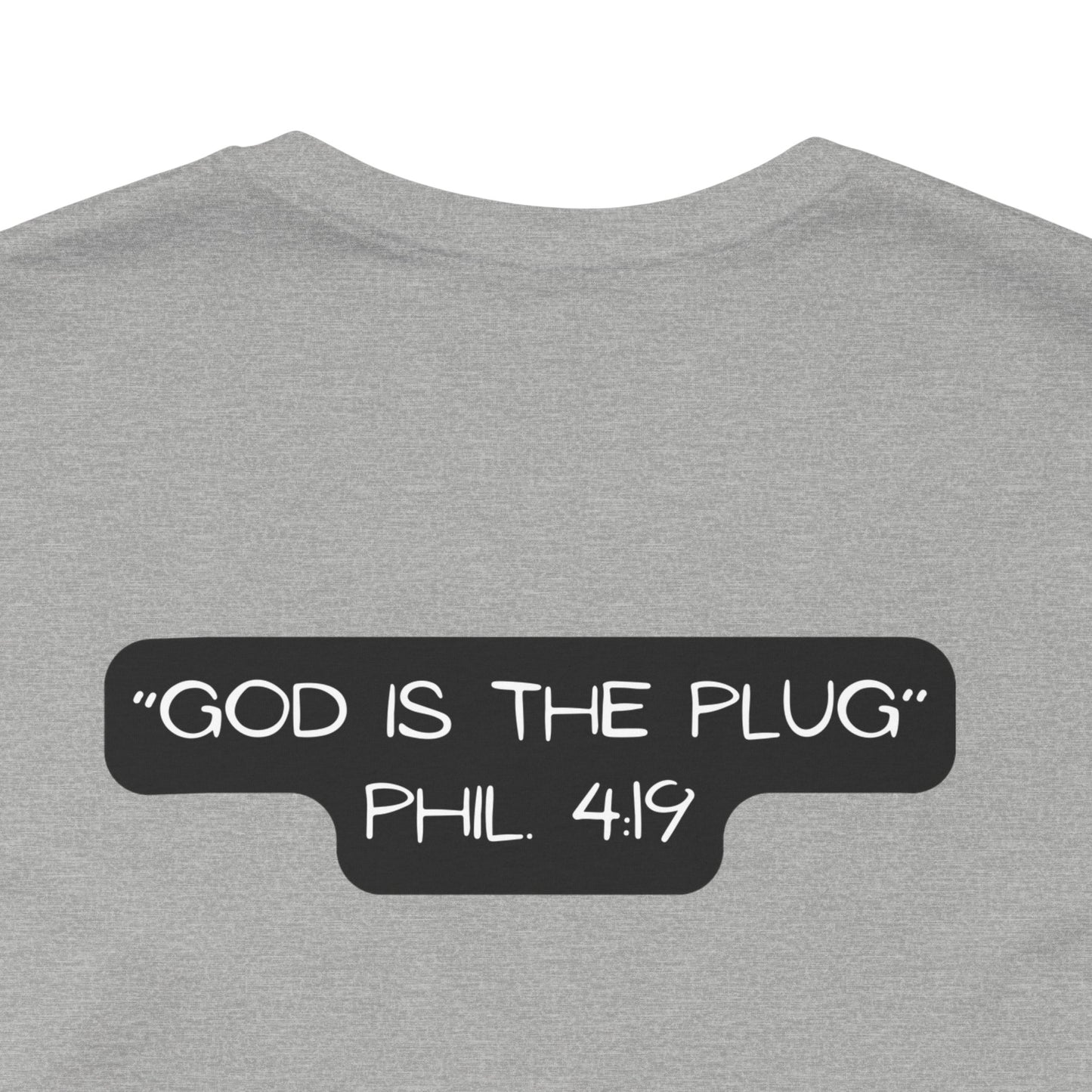 Christian Unisex Tee - Philippians 4:19 God Supplies All Our Needs Design