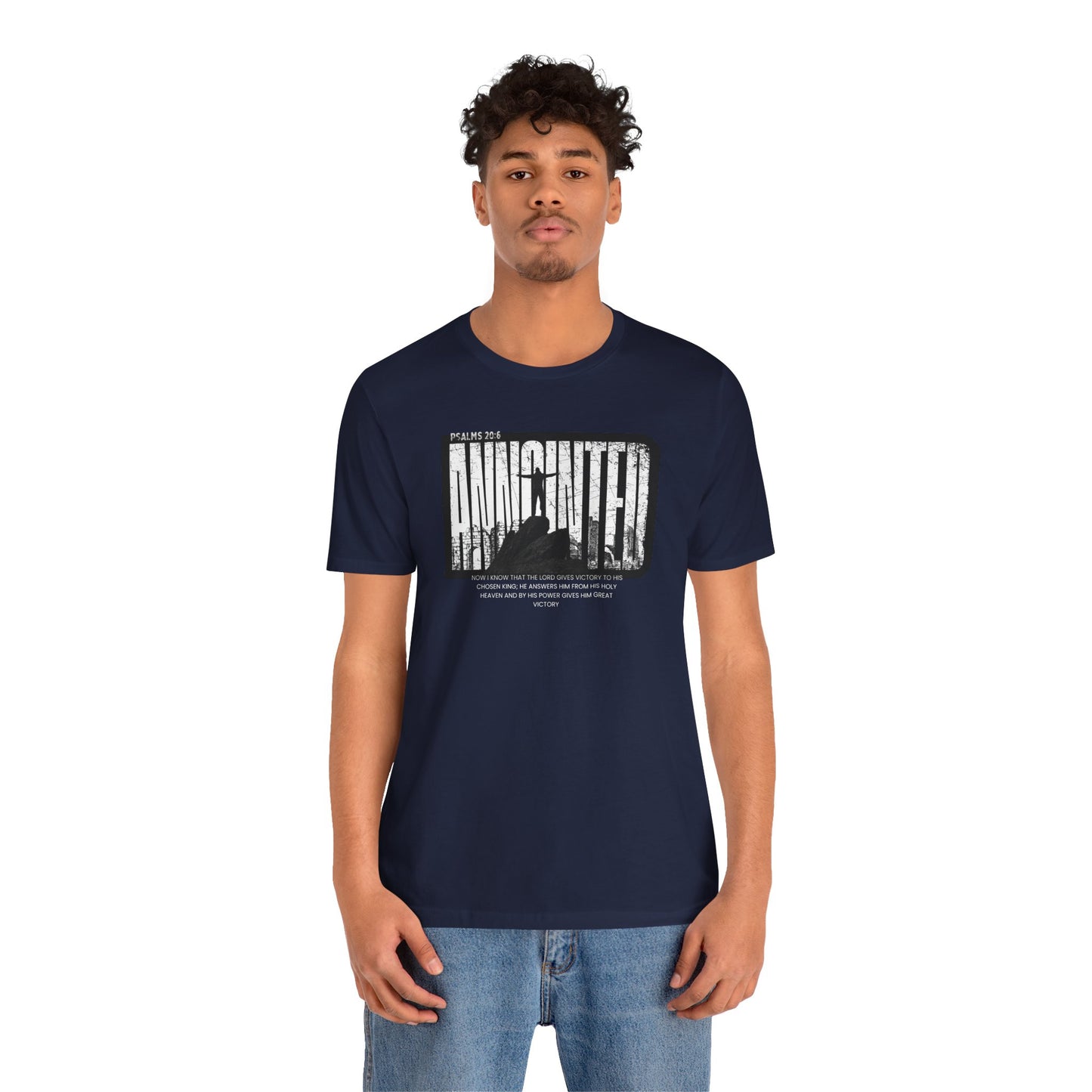 Faith Victory Unisex Tee - Psalm 20:6 Inspired