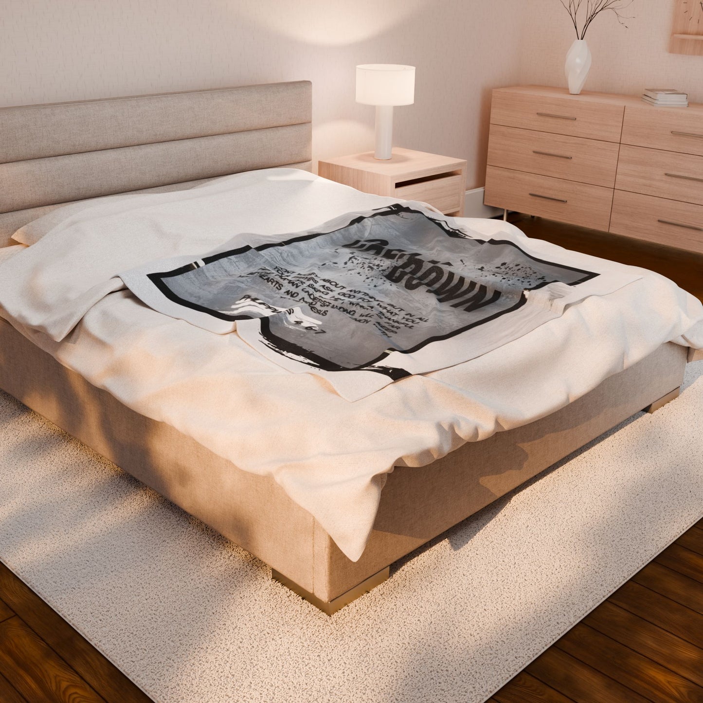Blanket - Philippians 4:6-7 Peace in Christ Design