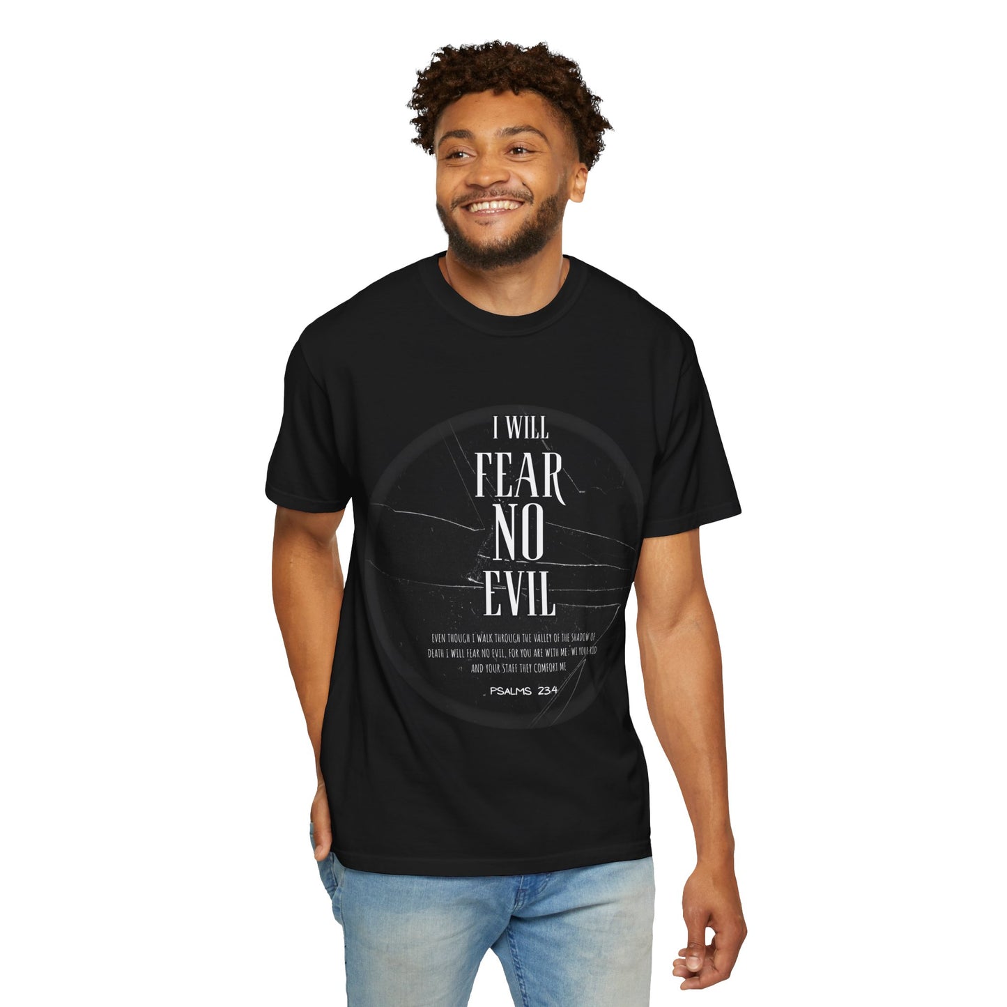 Christian Comfort Unisex T-shirt Fear Not Psalm 23:4