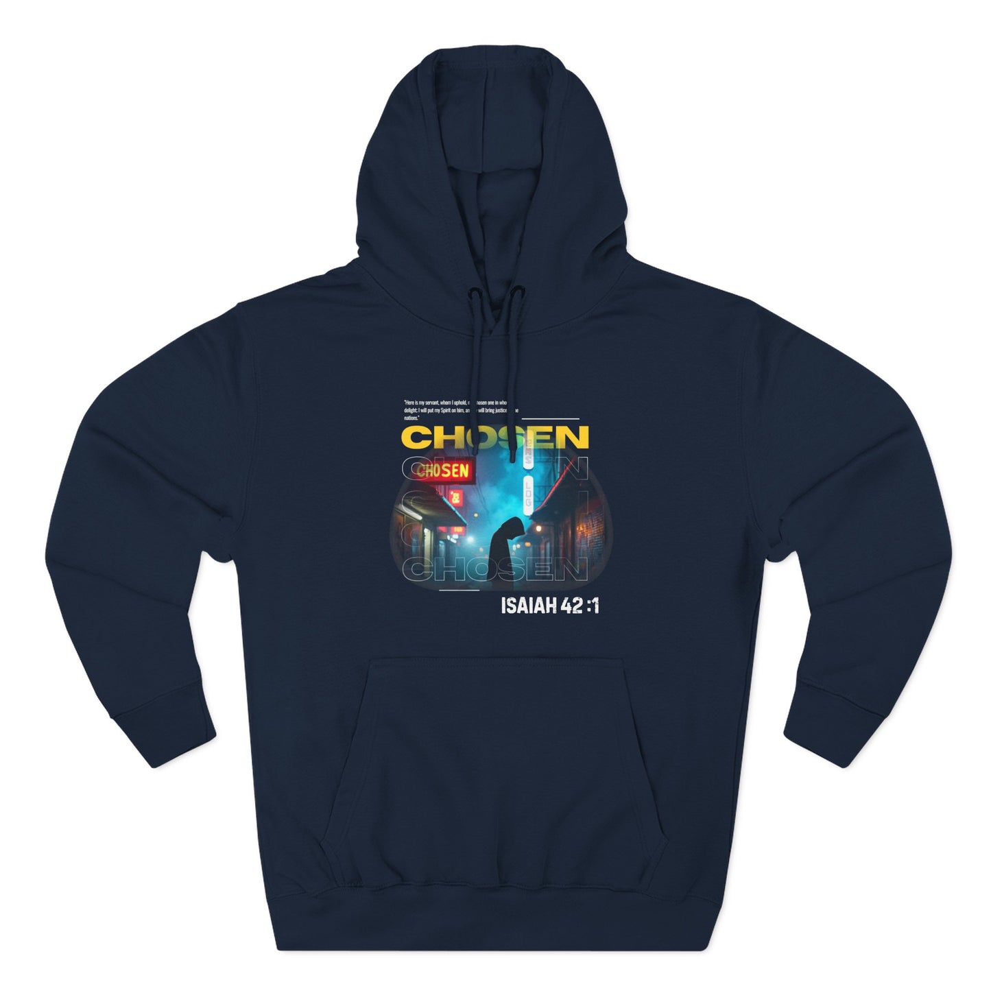 Fleece Hoodie Chosen by God - Psalm 42:1 Inspiration