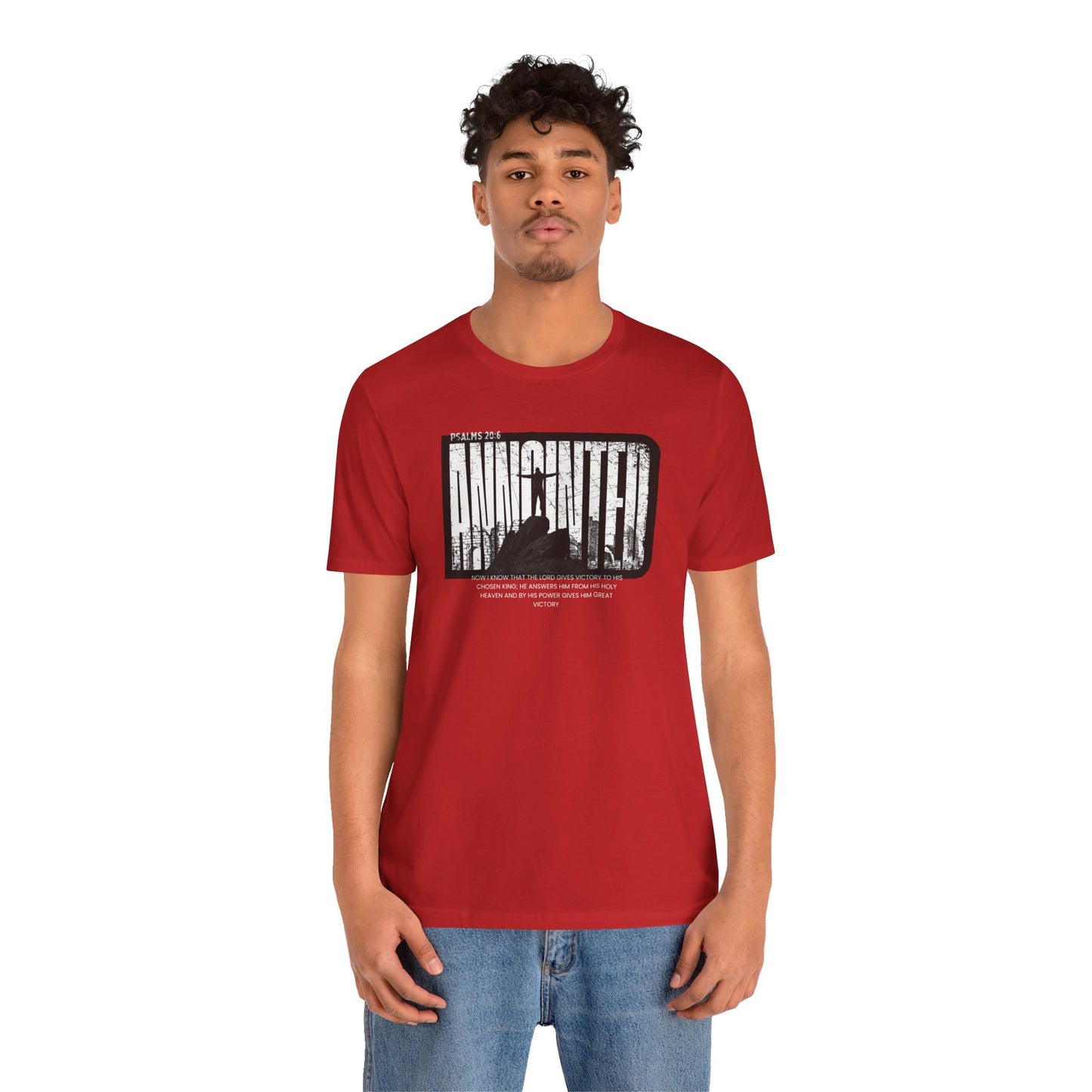 Faith Victory Unisex Tee - Psalm 20:6 Inspired