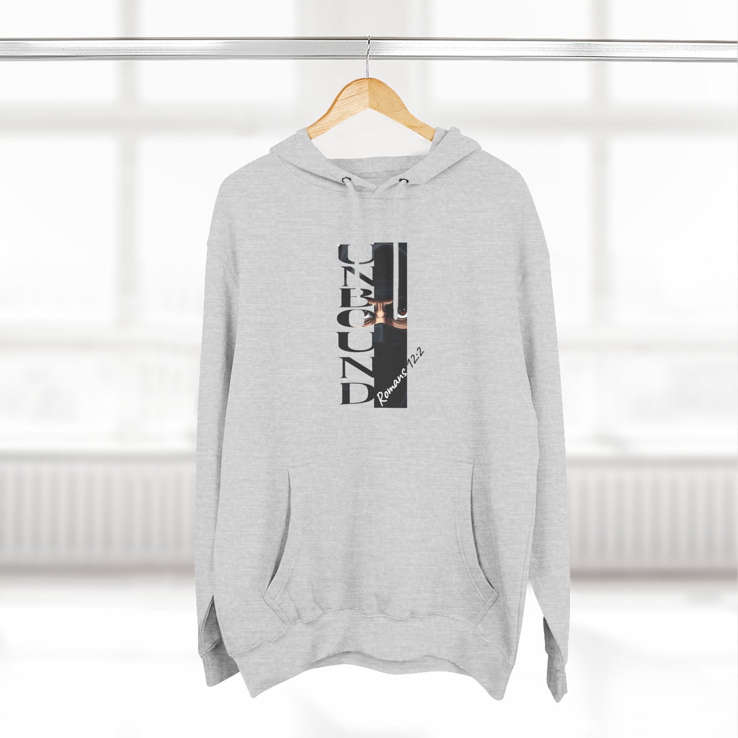 Fleece Hoodie Unbound Faith Romans 12:2