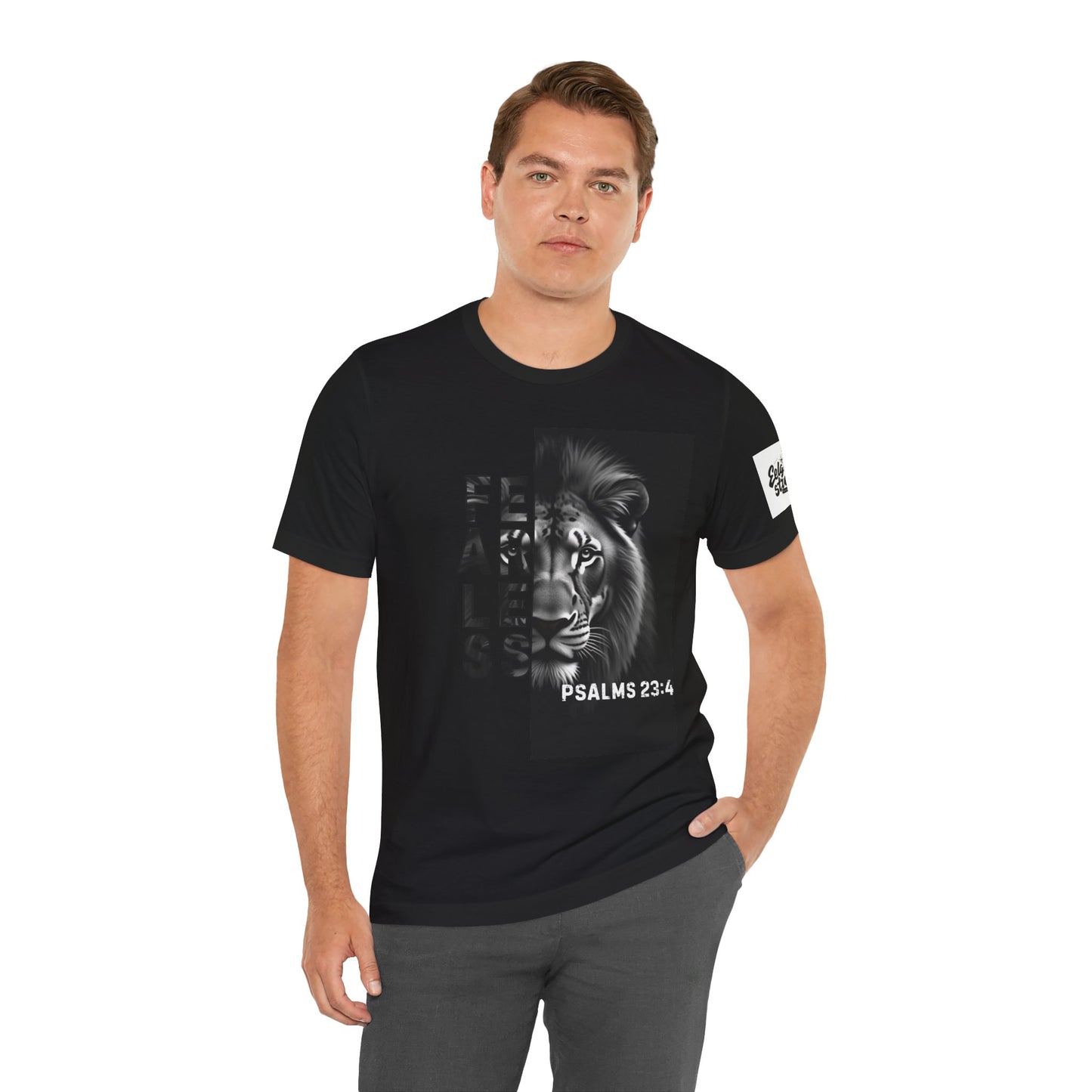 Fearless Unisex T-Shirt with Psalm 23:4 Design