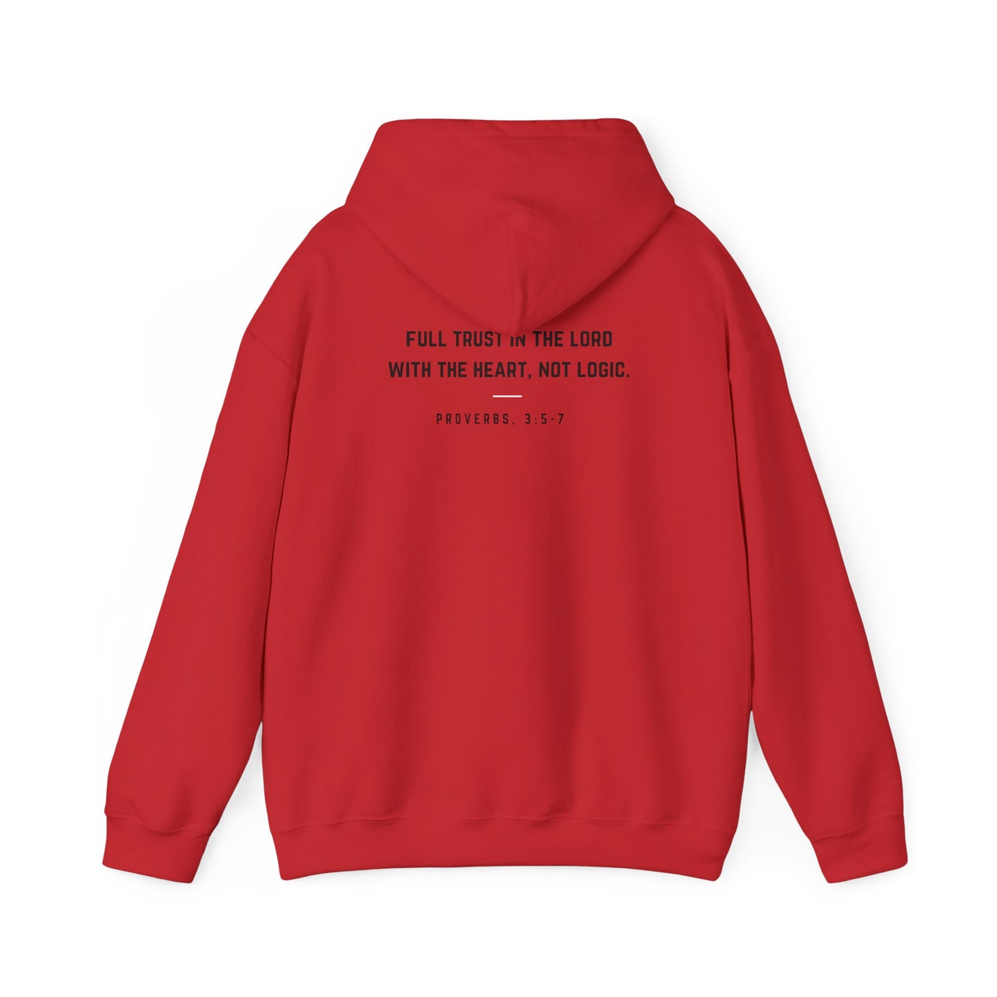 Christian Inspirational Hoodie - Proverbs 3:5-7 Trust in the Lord