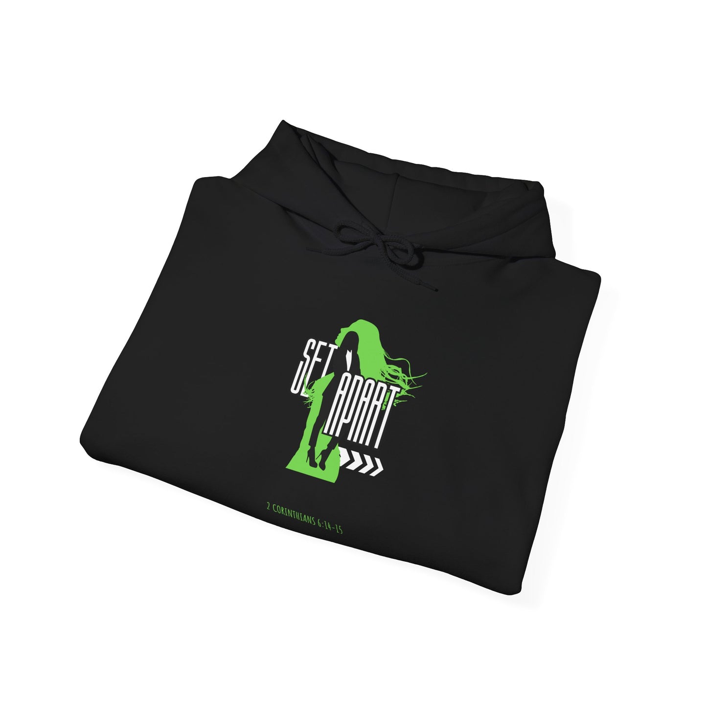 Set Apart Unisex Hoodie - Inspired by 2 Corinthians 6:14-15 - Women's Christian Apparel