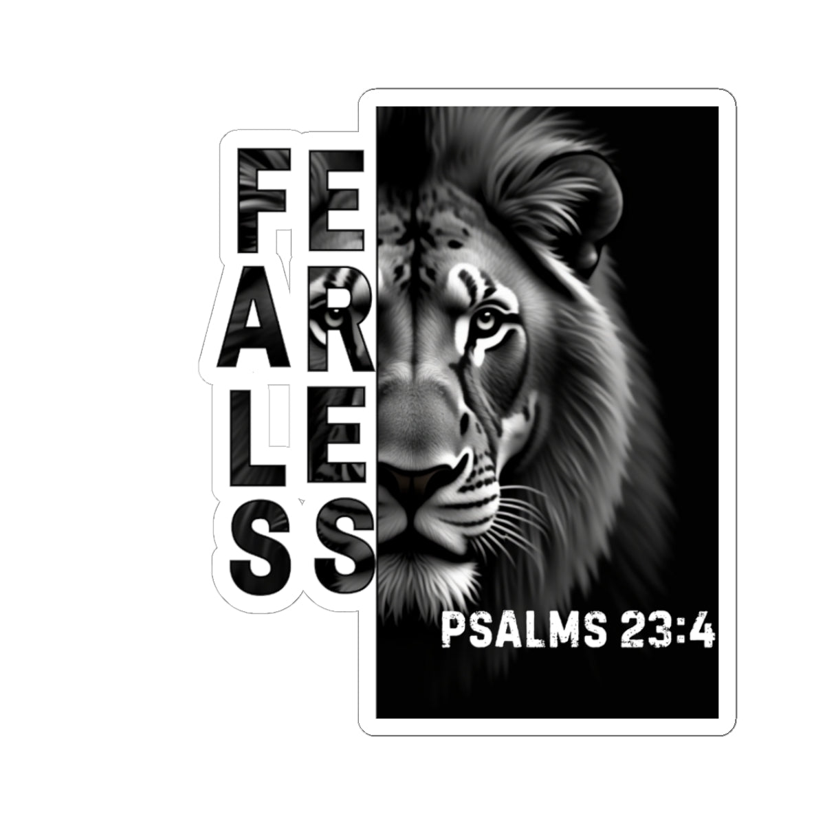 Sticker Set - Psalms 23:4 Fearless Reminder
