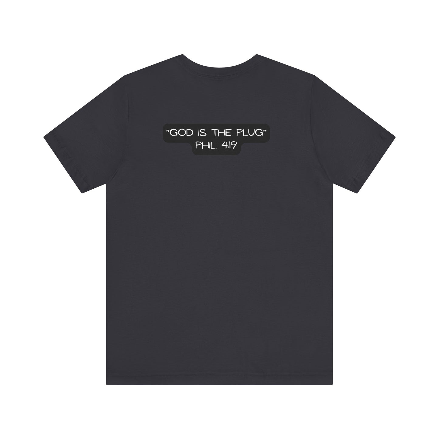 Christian Unisex Tee - Philippians 4:19 God Supplies All Our Needs Design