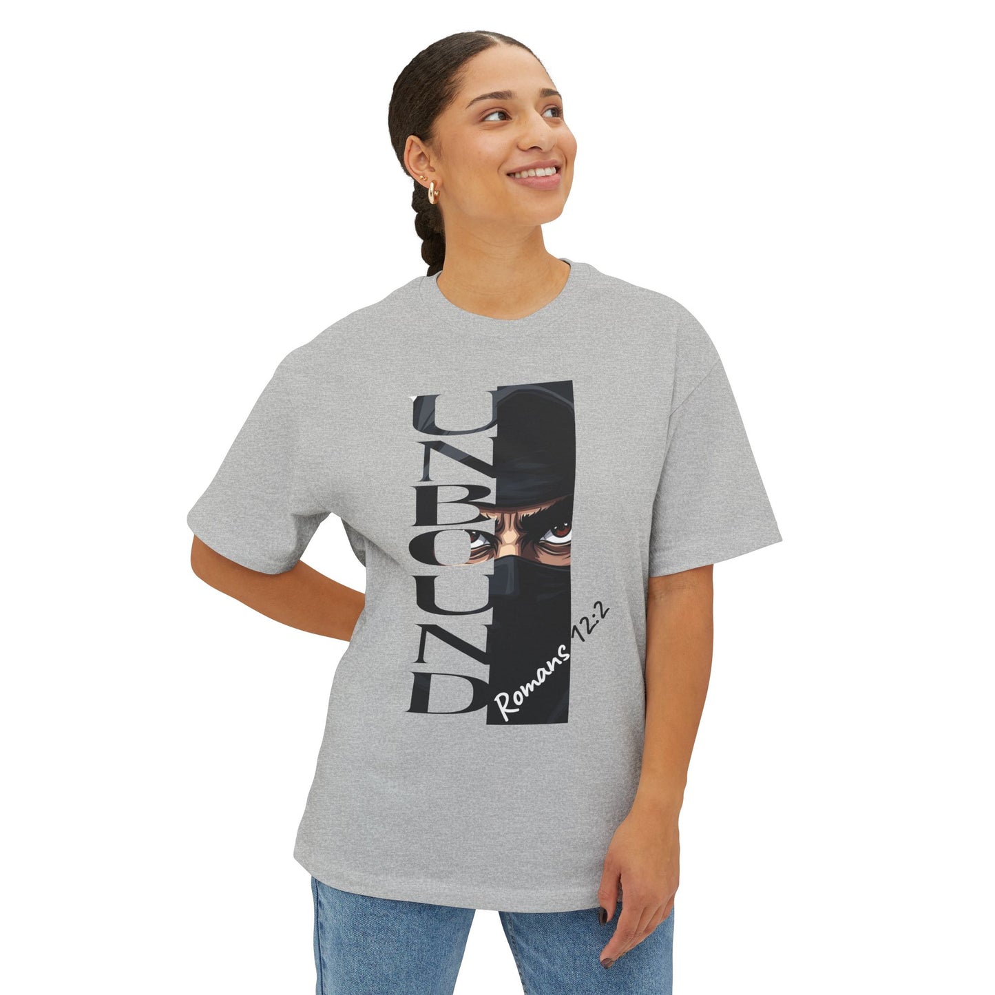 Christian Street Style Tee with Romans Scripture
