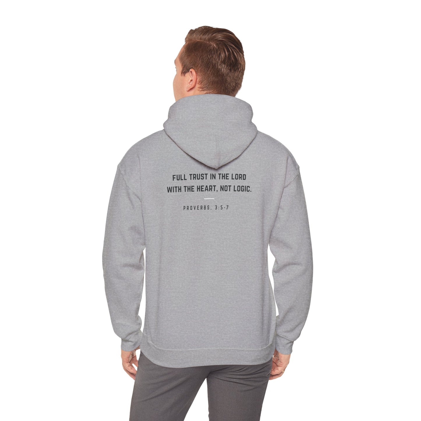 Christian Inspirational Hoodie - Proverbs 3:5-7 Trust in the Lord