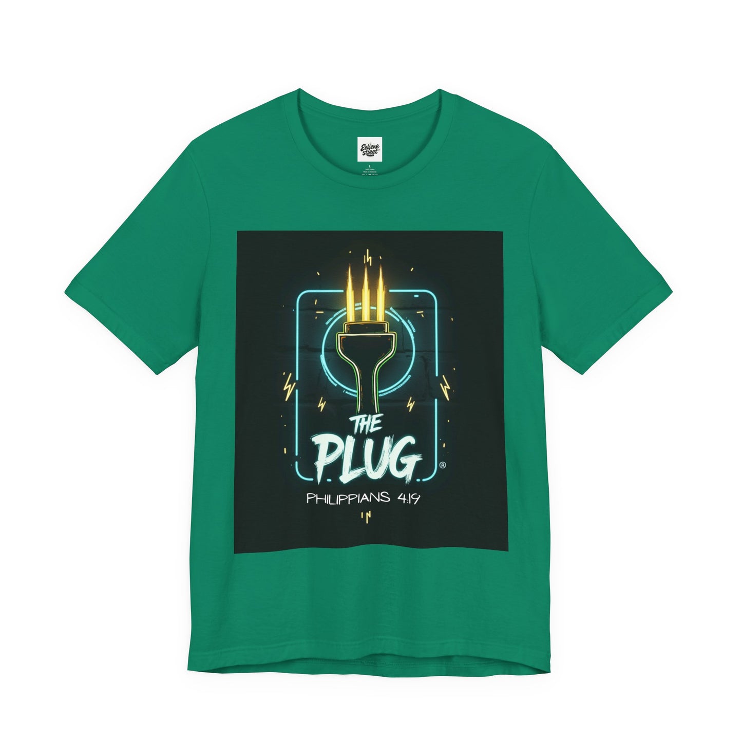 Christian Unisex Tee - Philippians 4:19 God Supplies All Our Needs Design
