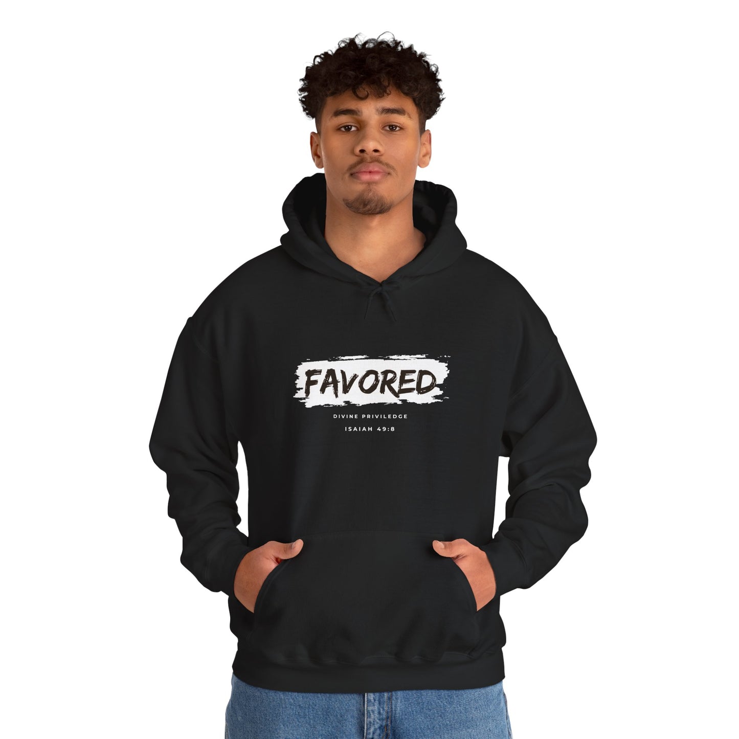 Hooded Sweatshirt - God's Favor at the Oppurtune Time - Isaiah 49:8