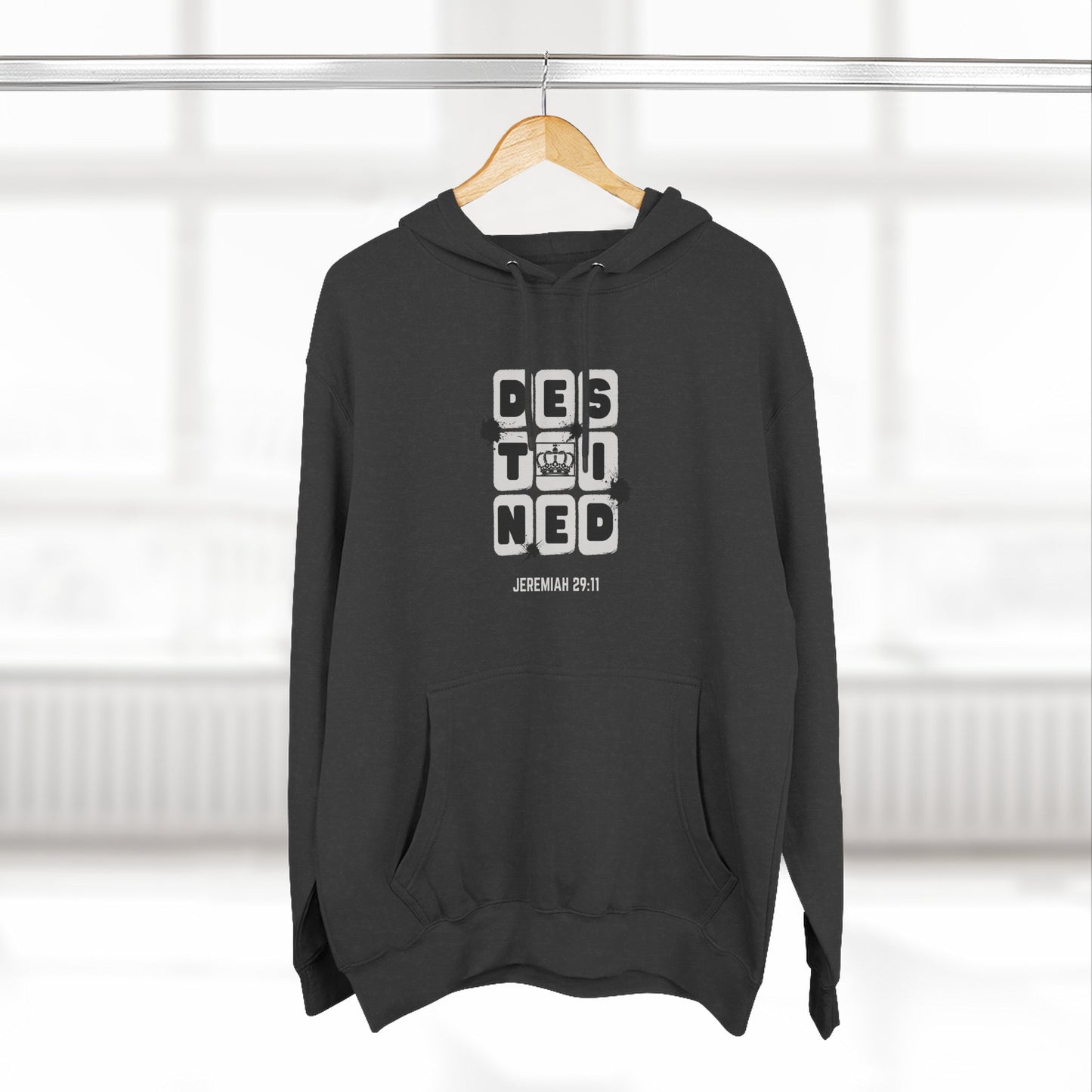 Fleece Hoodie - Jeremiah 29:11 Inspirational Design