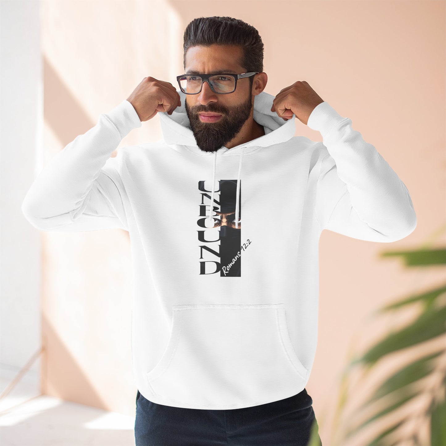 Fleece Hoodie Unbound Faith Romans 12:2