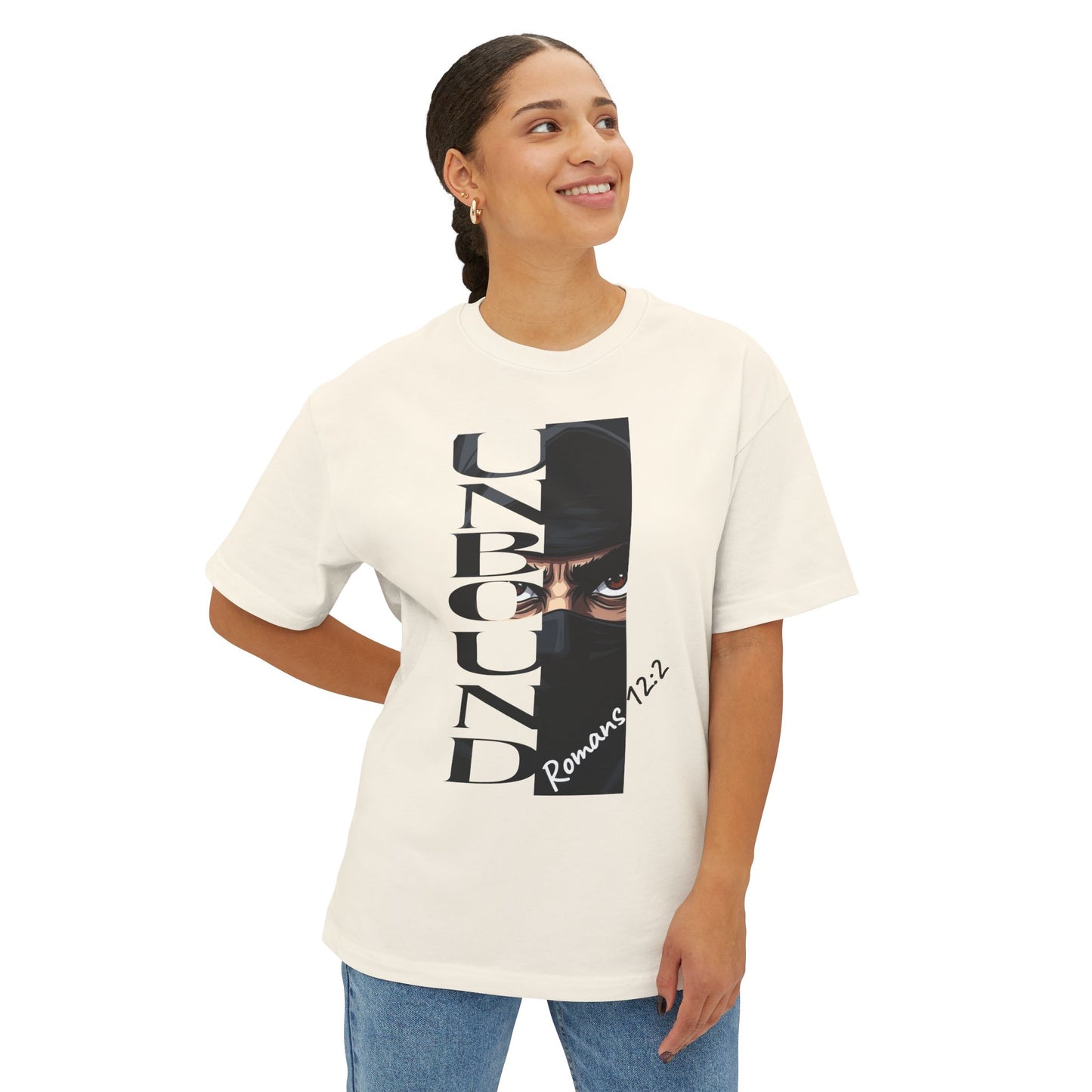 Christian Street Style Tee with Romans Scripture