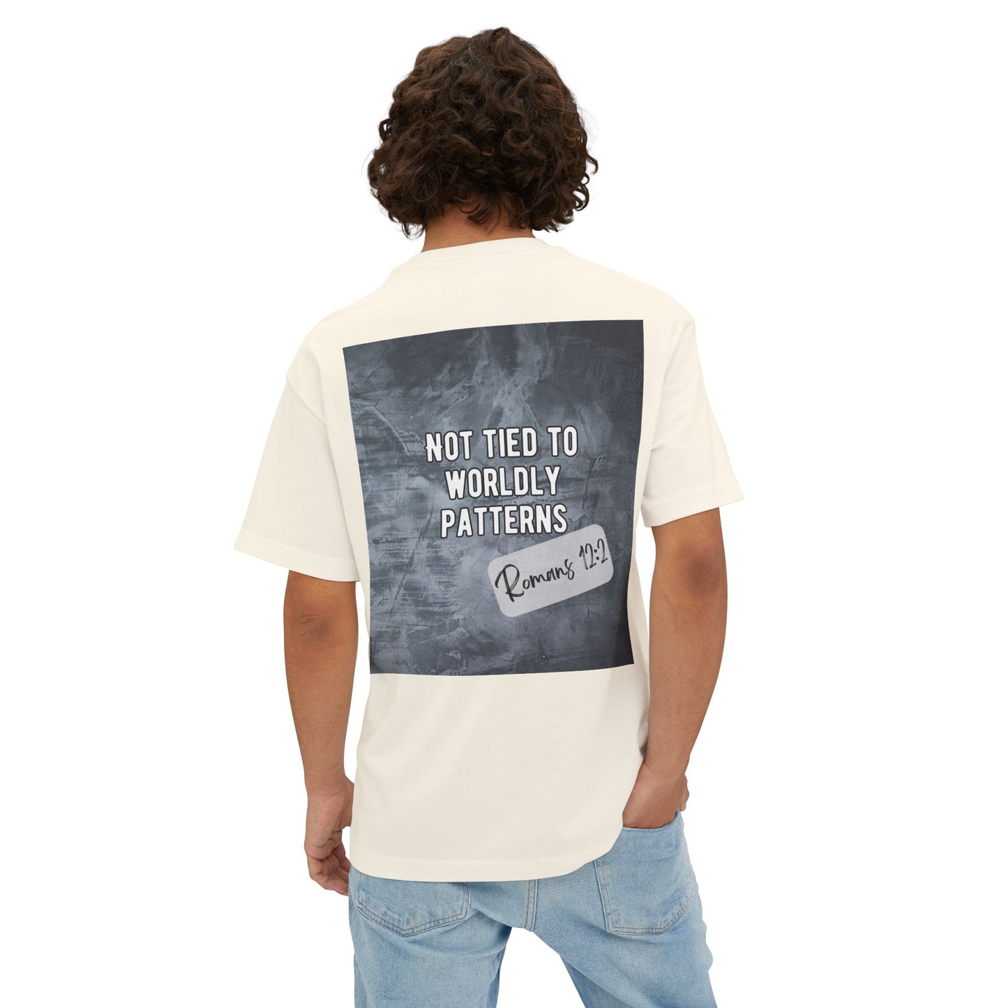 Christian Street Style Tee with Romans Scripture