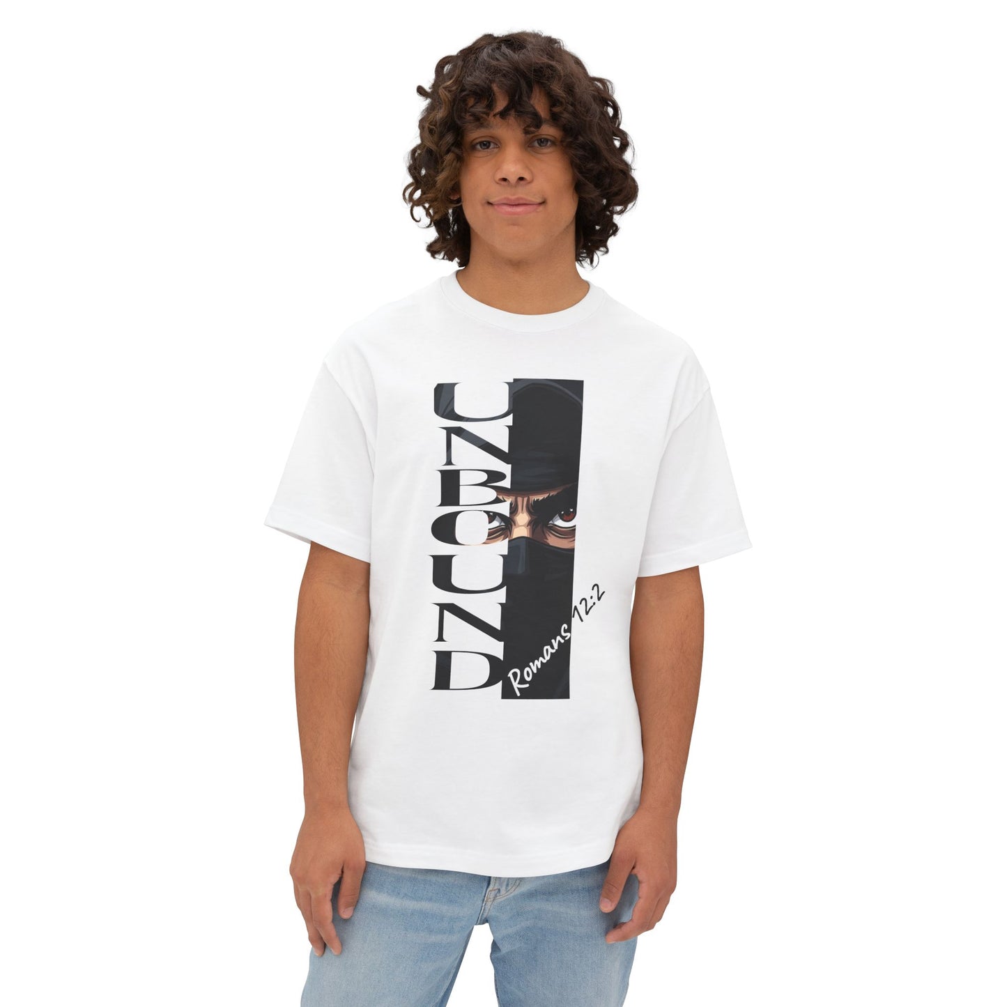 Christian Street Style Tee with Romans Scripture