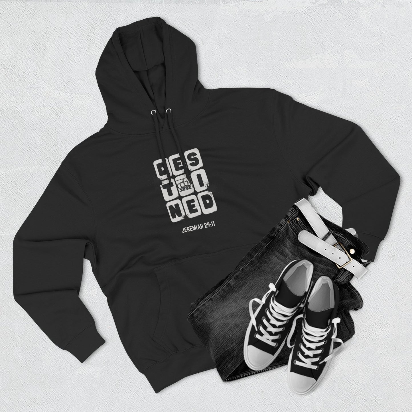 Fleece Hoodie - Jeremiah 29:11 Inspirational Design