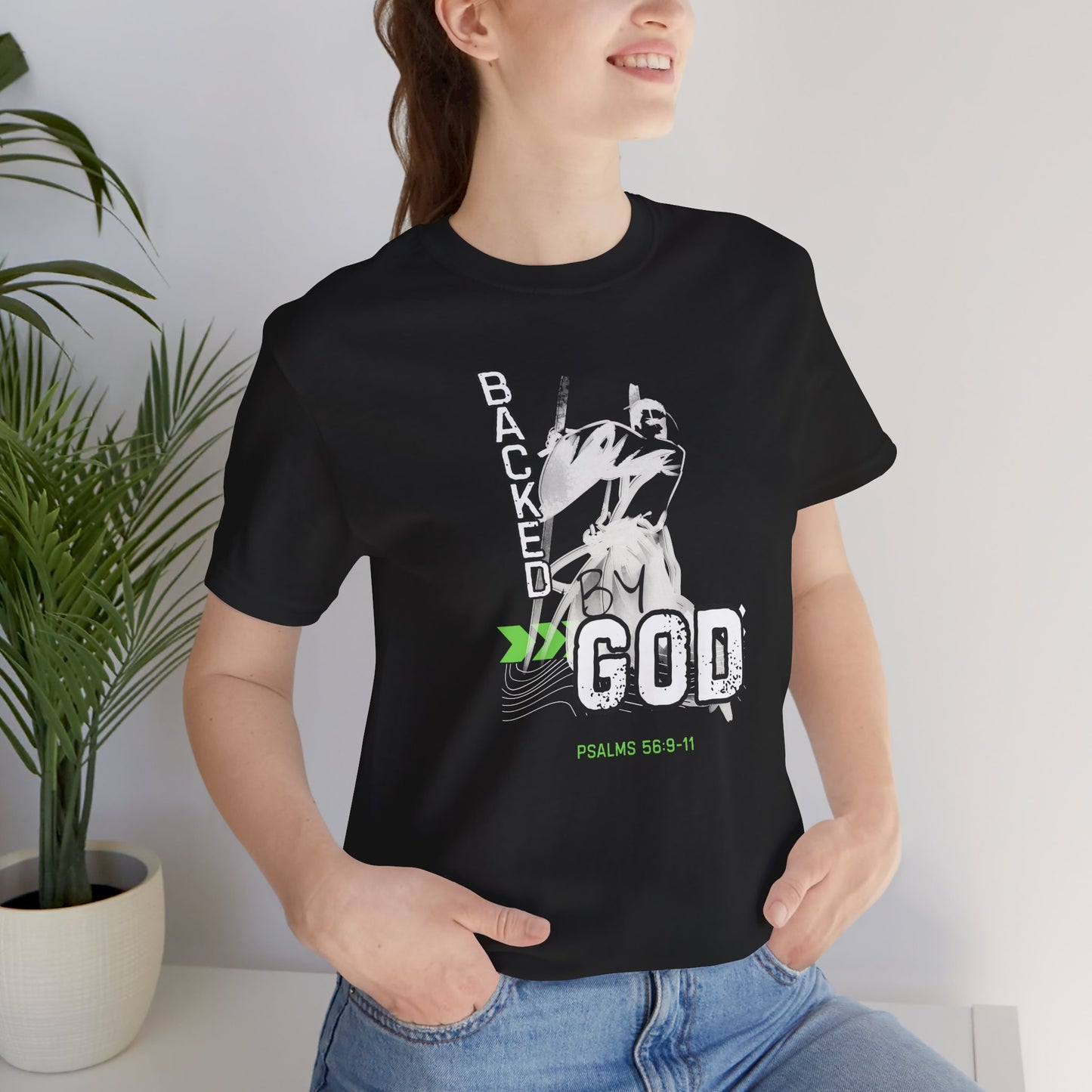 Christian Inspirational Tee - God's Protection Psalms 56:9-11