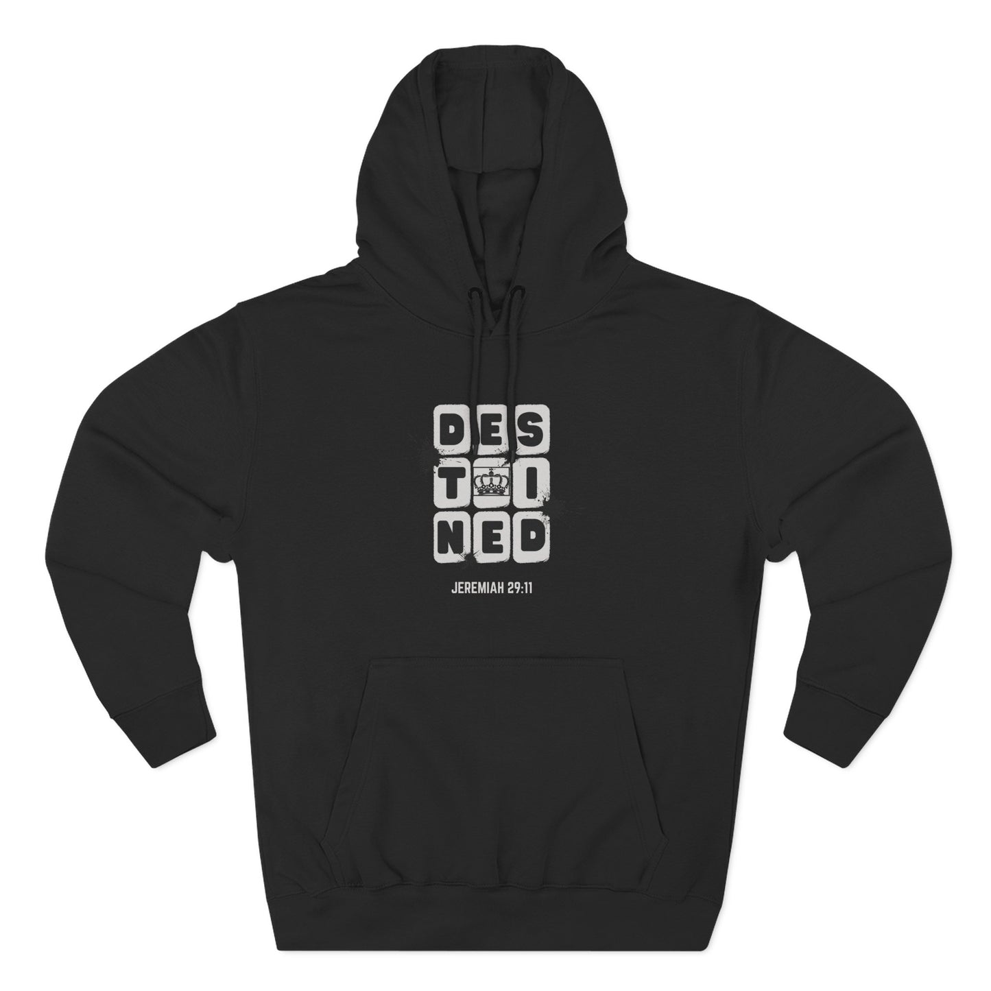Fleece Hoodie - Jeremiah 29:11 Inspirational Design