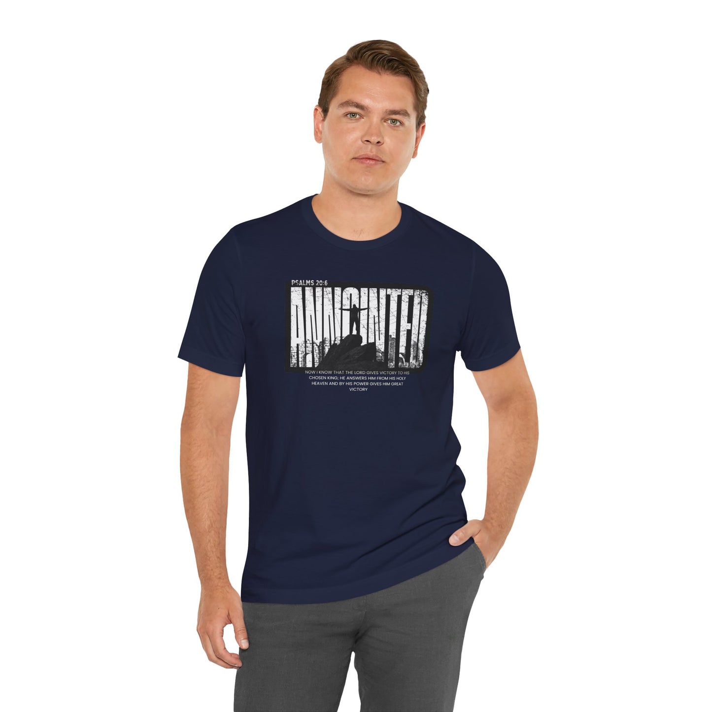 Faith Victory Unisex Tee - Psalm 20:6 Inspired