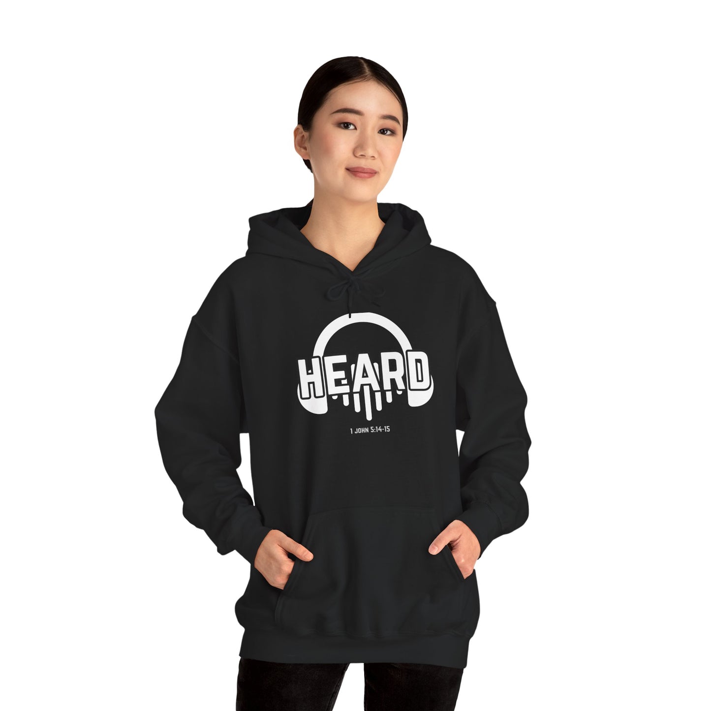 Christian Scripture Hoodie - 1st John 5: 14-15 Unisex