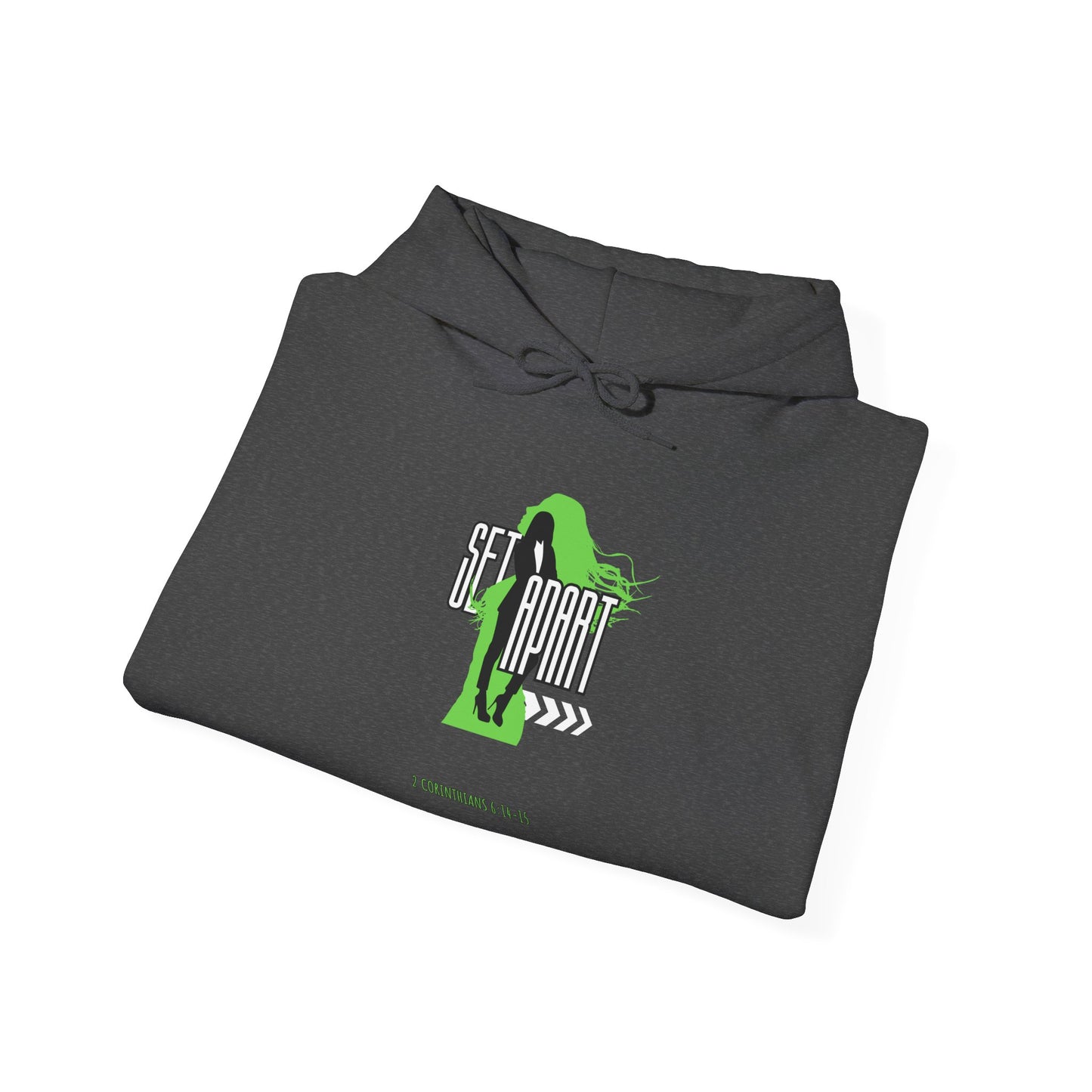 Set Apart Unisex Hoodie - Inspired by 2 Corinthians 6:14-15 - Women's Christian Apparel