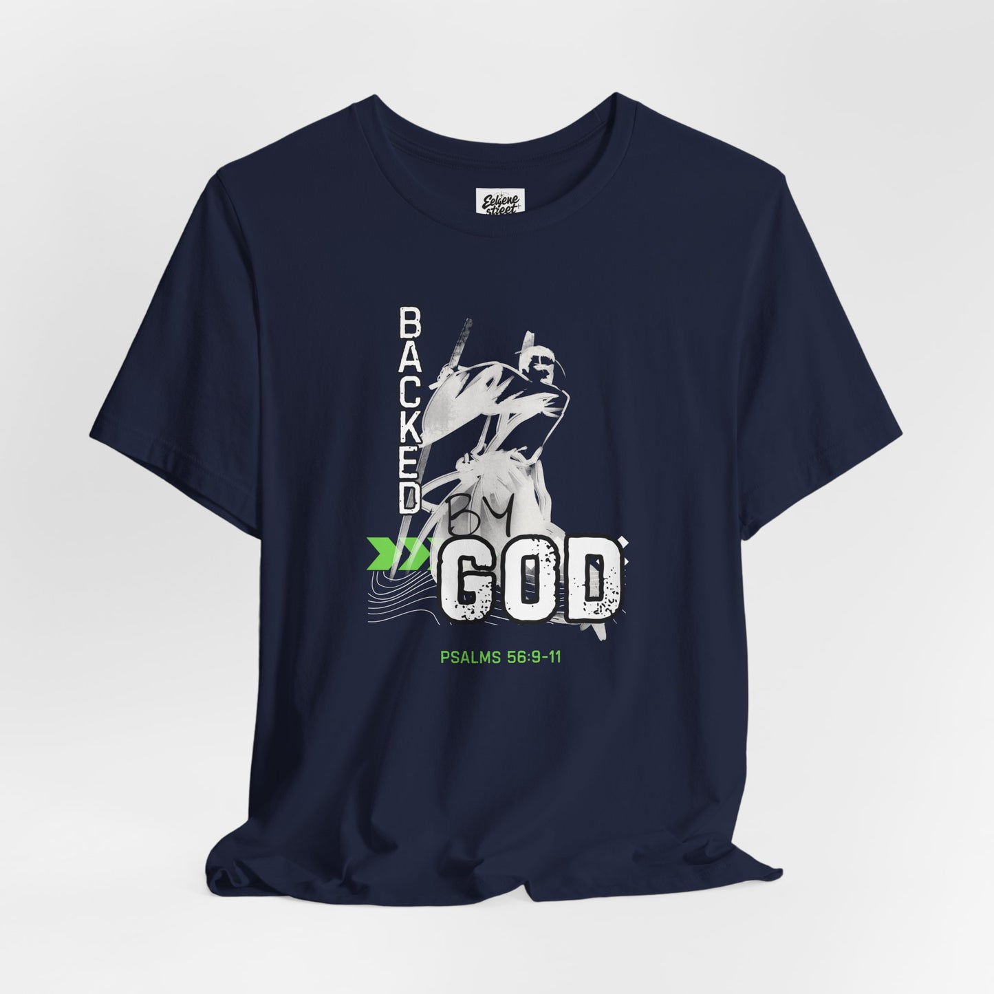 Christian Inspirational Tee - God's Protection Psalms 56:9-11