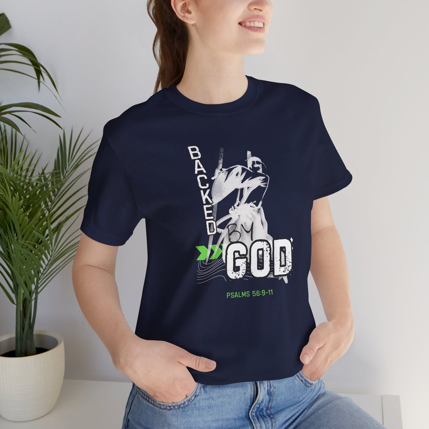 Christian Inspirational Tee - God's Protection Psalms 56:9-11