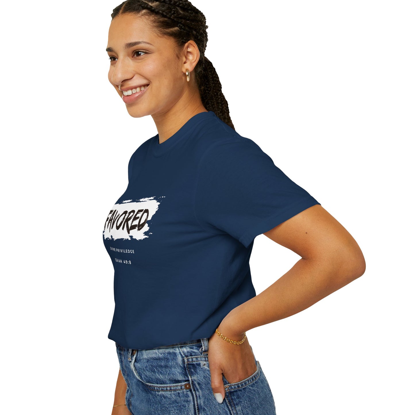 Isaiah 49:8 Unisex T-Shirt - Promise of Favor Design