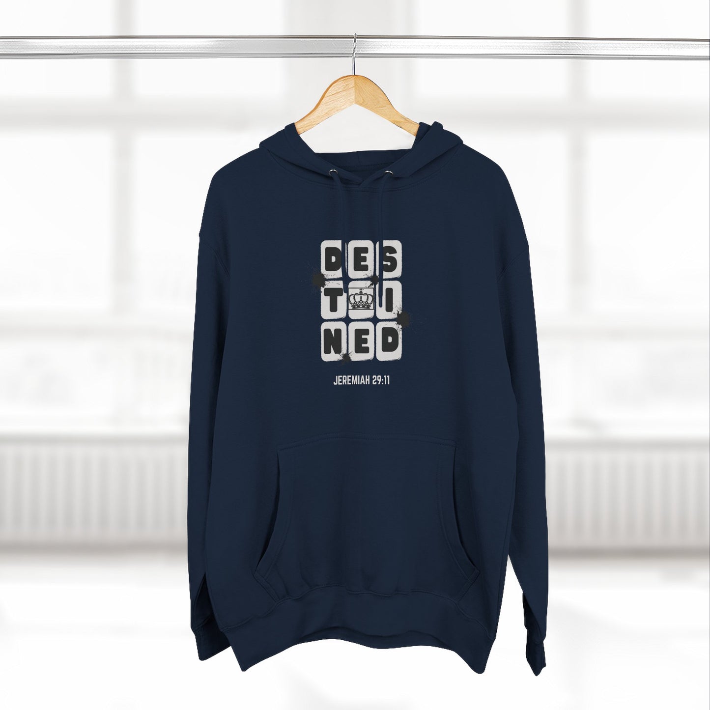 Fleece Hoodie - Jeremiah 29:11 Inspirational Design