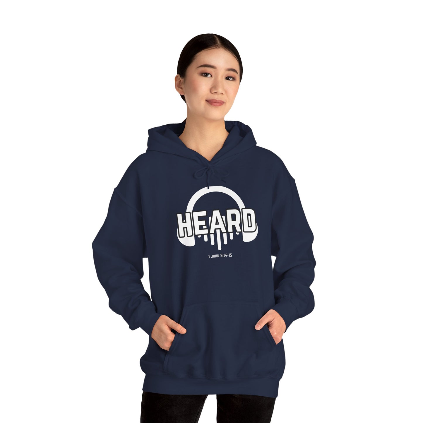 Christian Scripture Hoodie - 1st John 5: 14-15 Unisex