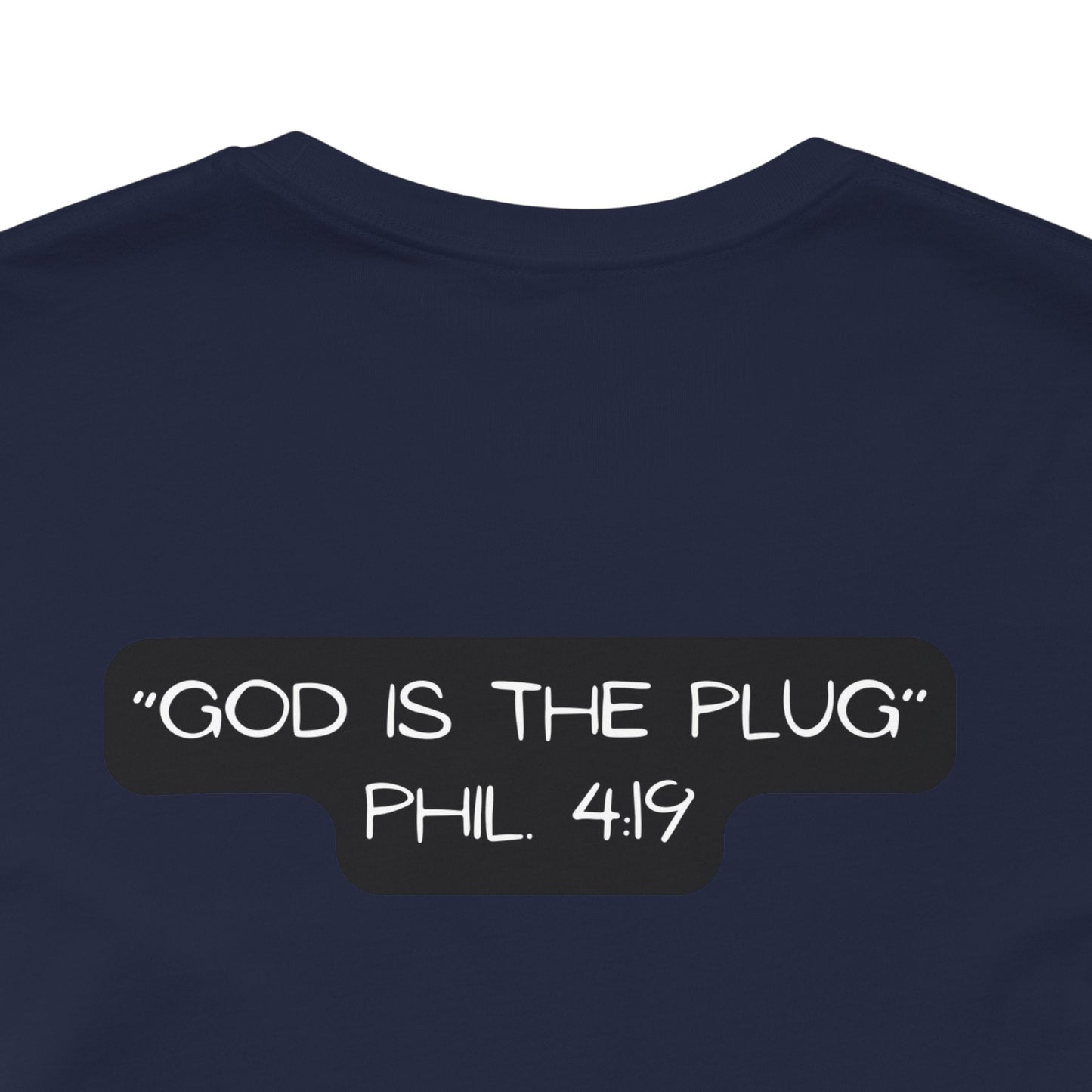 Christian Unisex Tee - Philippians 4:19 God Supplies All Our Needs Design