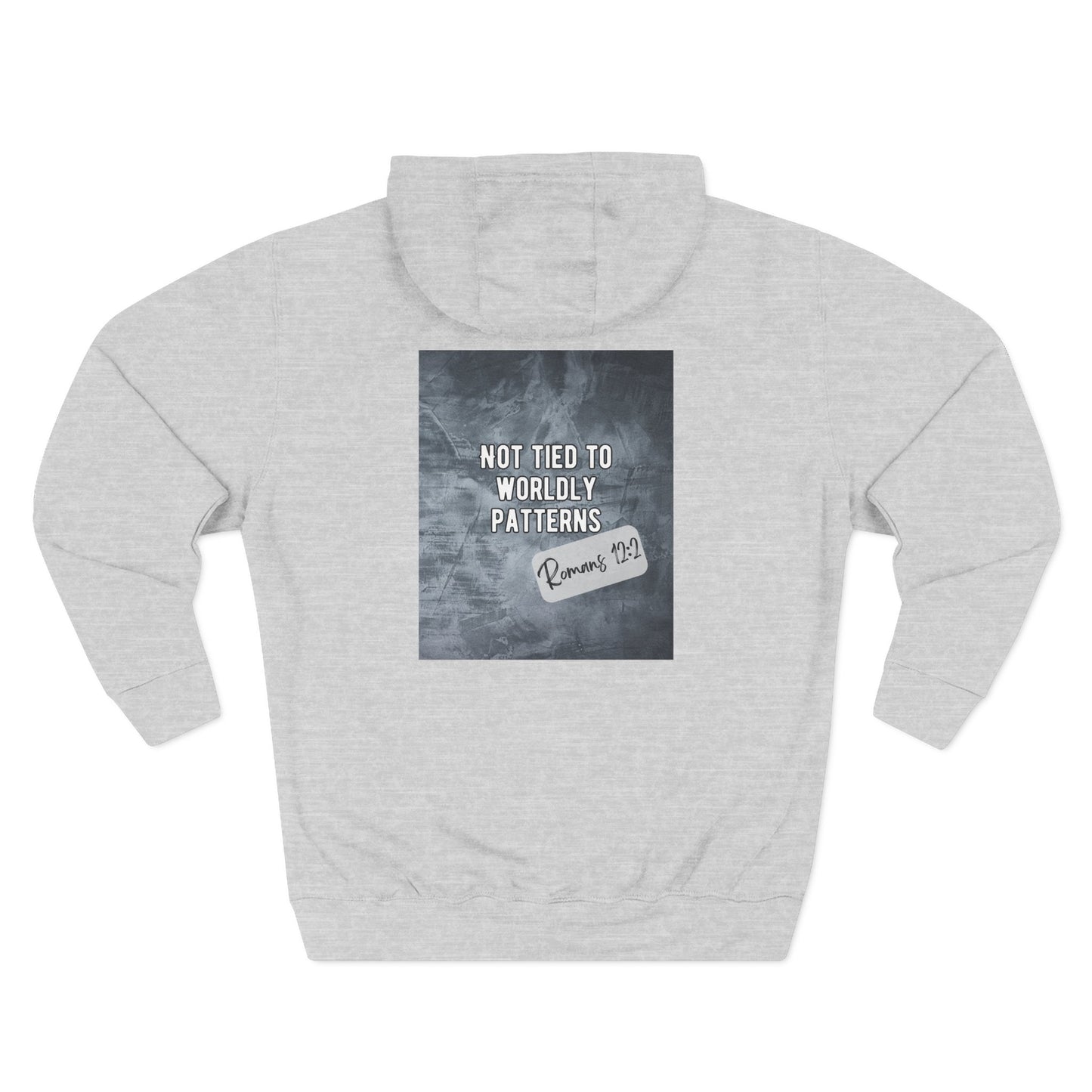 Fleece Hoodie Unbound Faith Romans 12:2