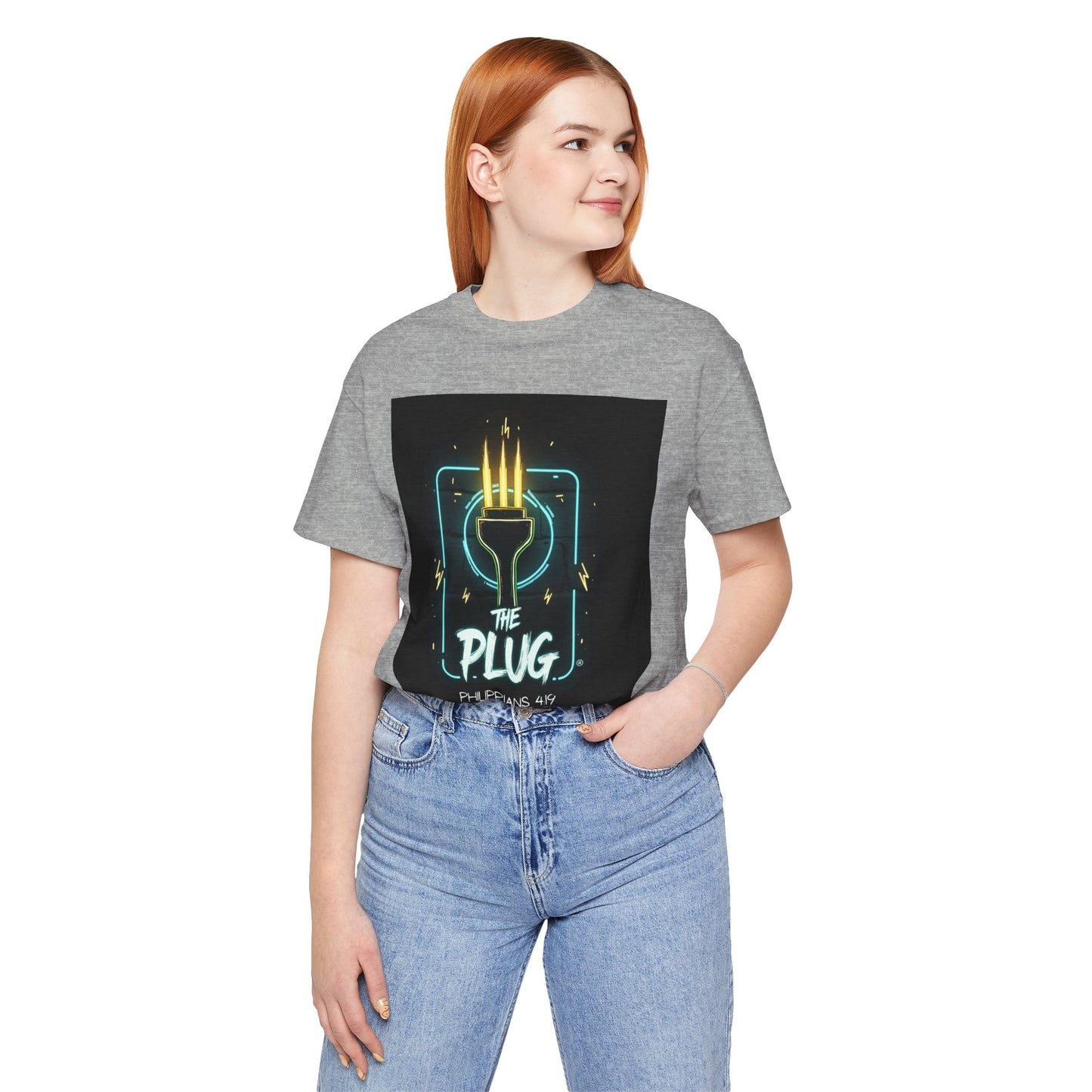 Christian Unisex Tee - Philippians 4:19 God Supplies All Our Needs Design