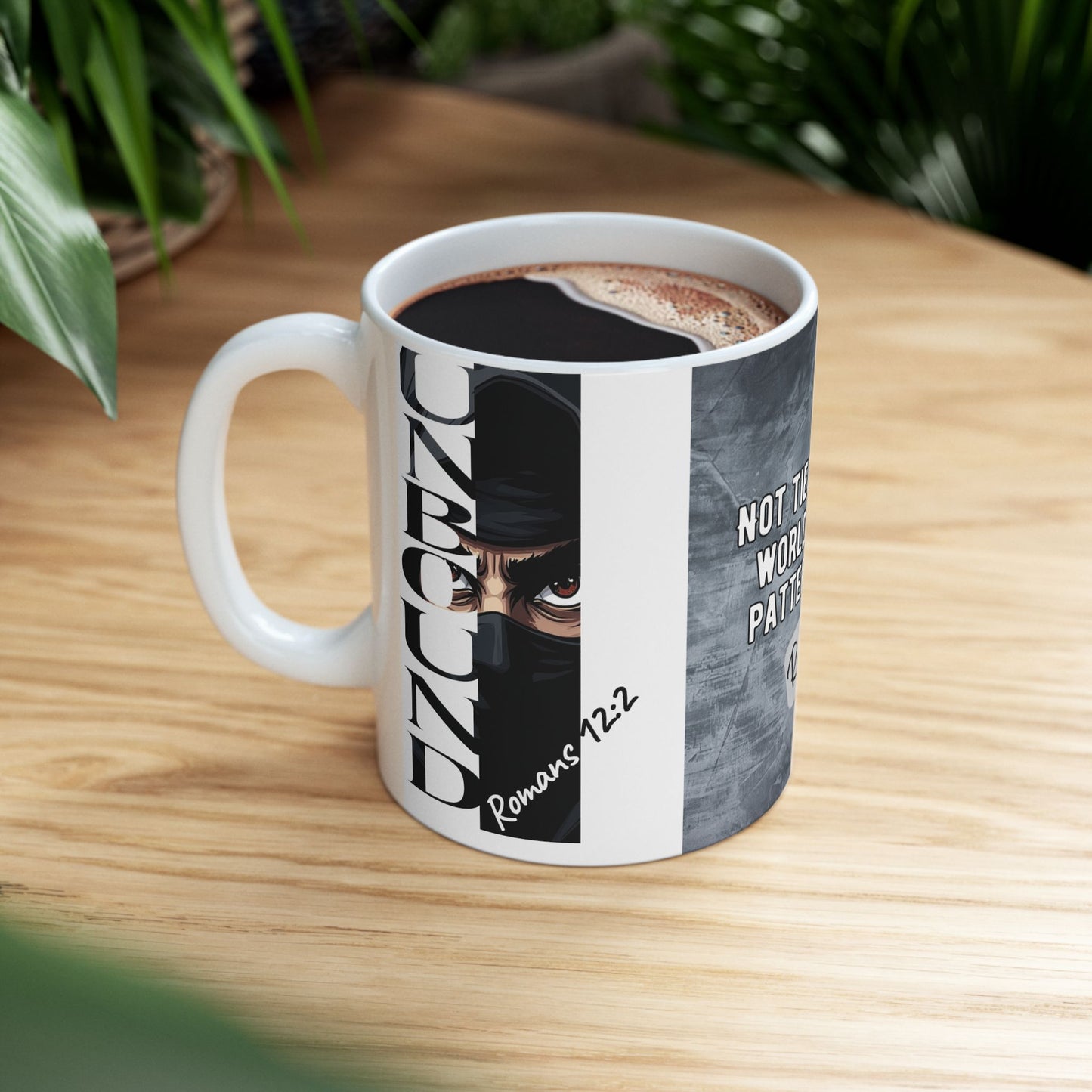Mug - Romans 12:2 Non Conforming Christian Ceramic Mug (11oz, 15oz)