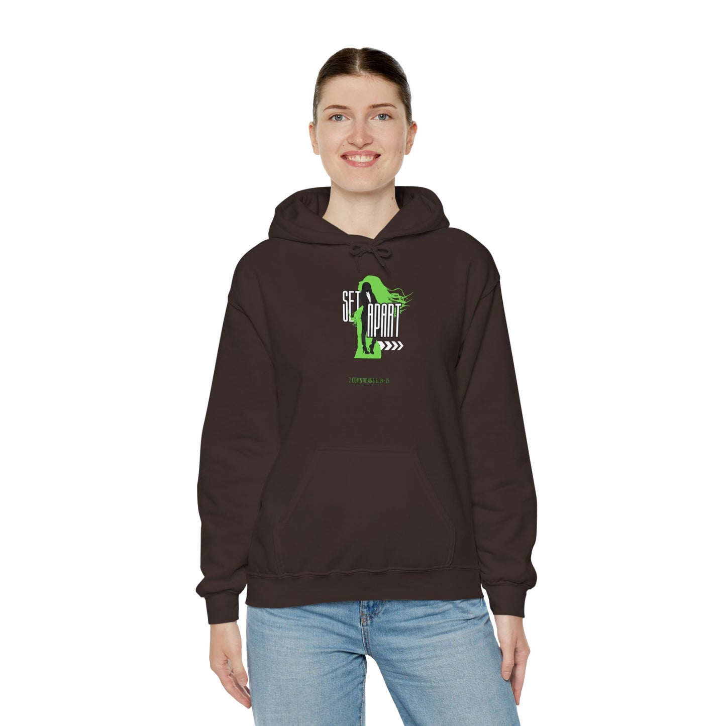Set Apart Unisex Hoodie - Inspired by 2 Corinthians 6:14-15 - Women's Christian Apparel