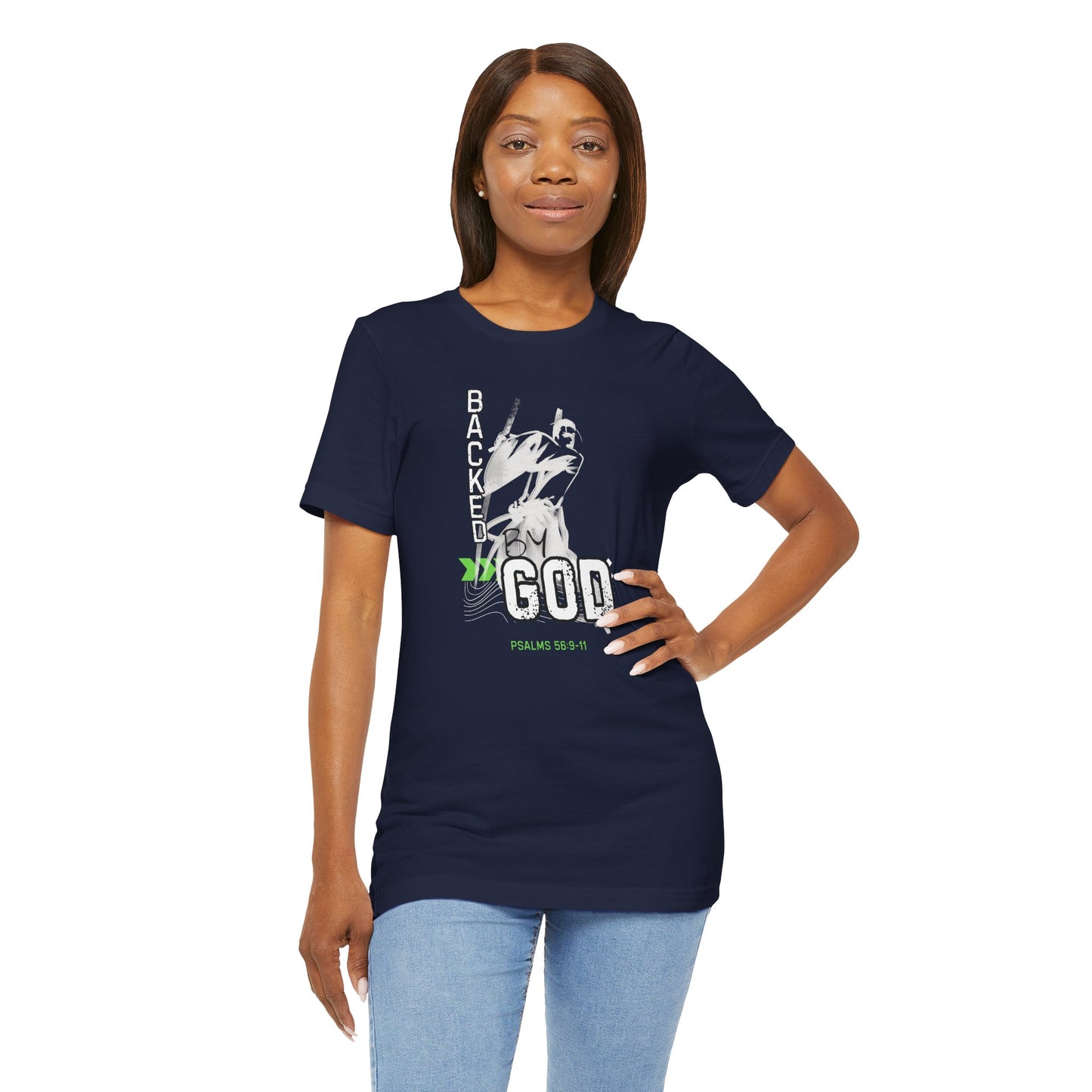 Christian Inspirational Tee - God's Protection Psalms 56:9-11