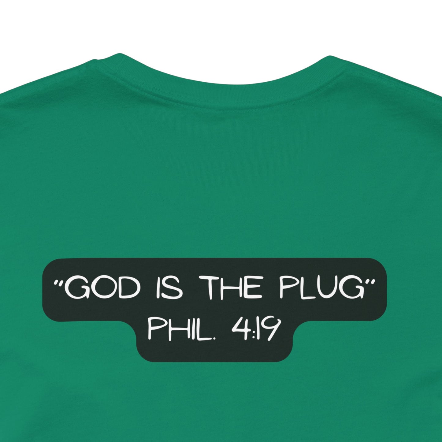 Christian Unisex Tee - Philippians 4:19 God Supplies All Our Needs Design