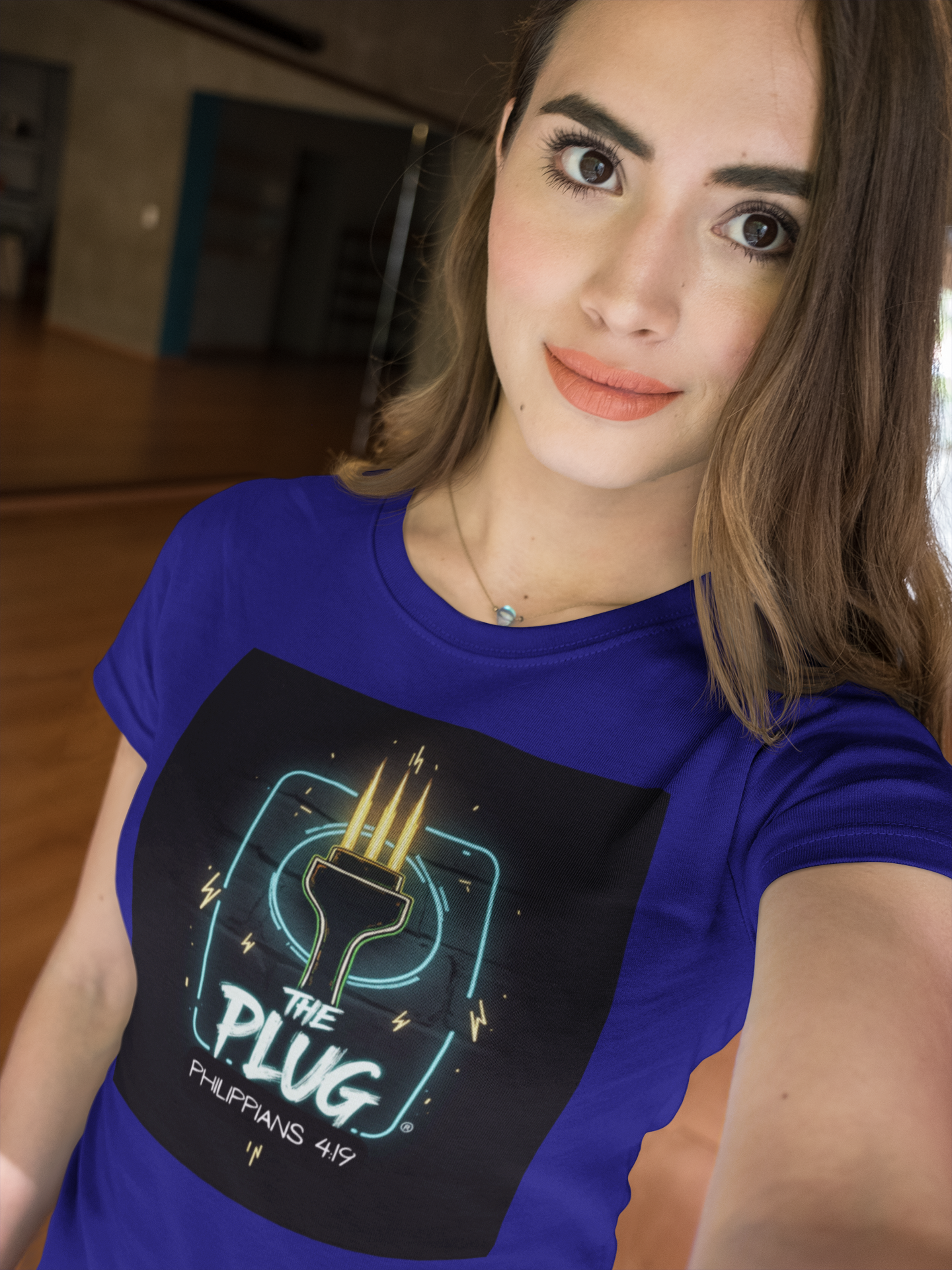 Christian Softstyle Tee - Philippians 4:19 'The Plug'
