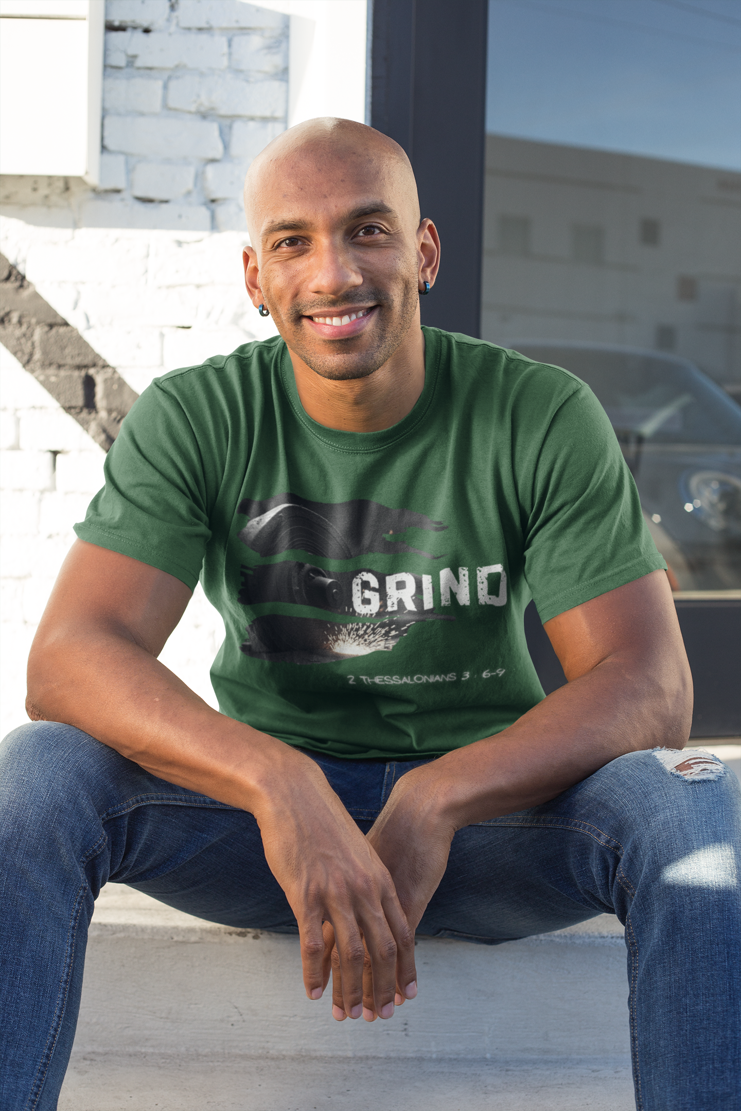 Grind Unisex Tee - 2 Thessalonians 3:6-9 Inspiration
