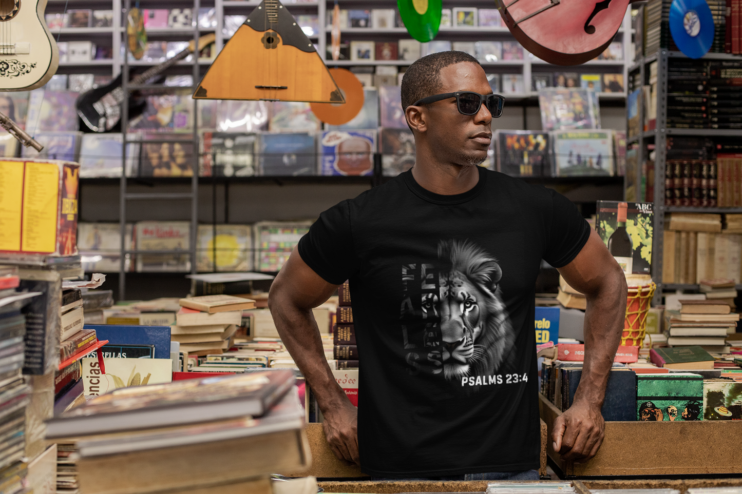 Fearless Unisex T-Shirt with Psalm 23:4 Design