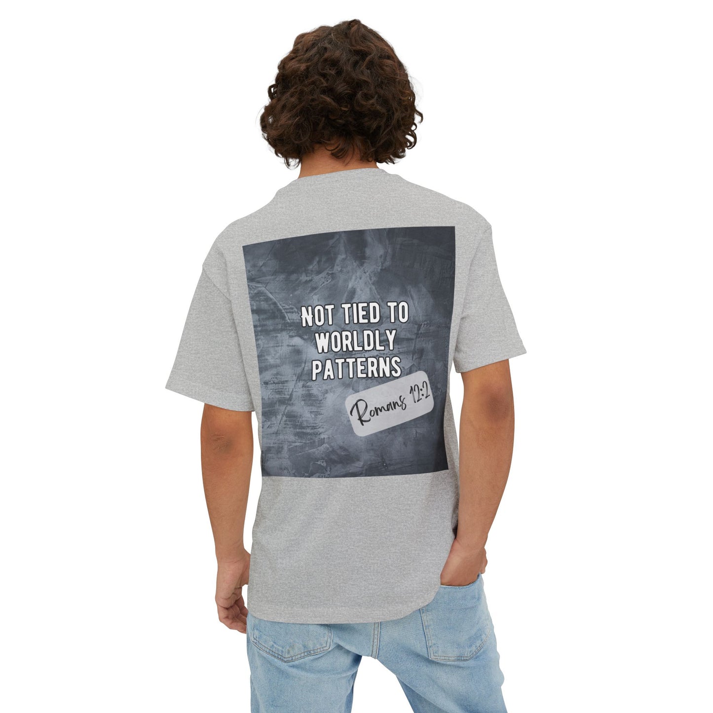 Christian Street Style Tee with Romans Scripture