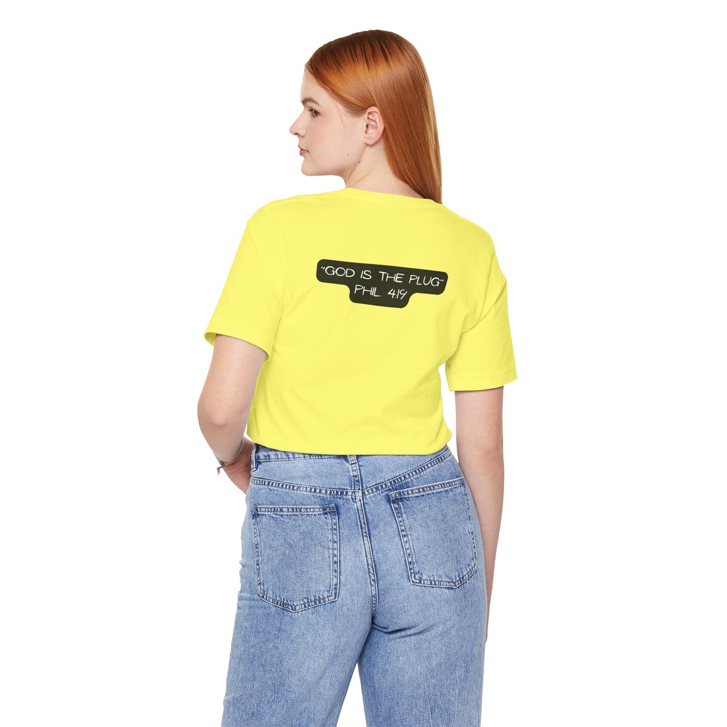 Christian Unisex Tee - Philippians 4:19 God Supplies All Our Needs Design