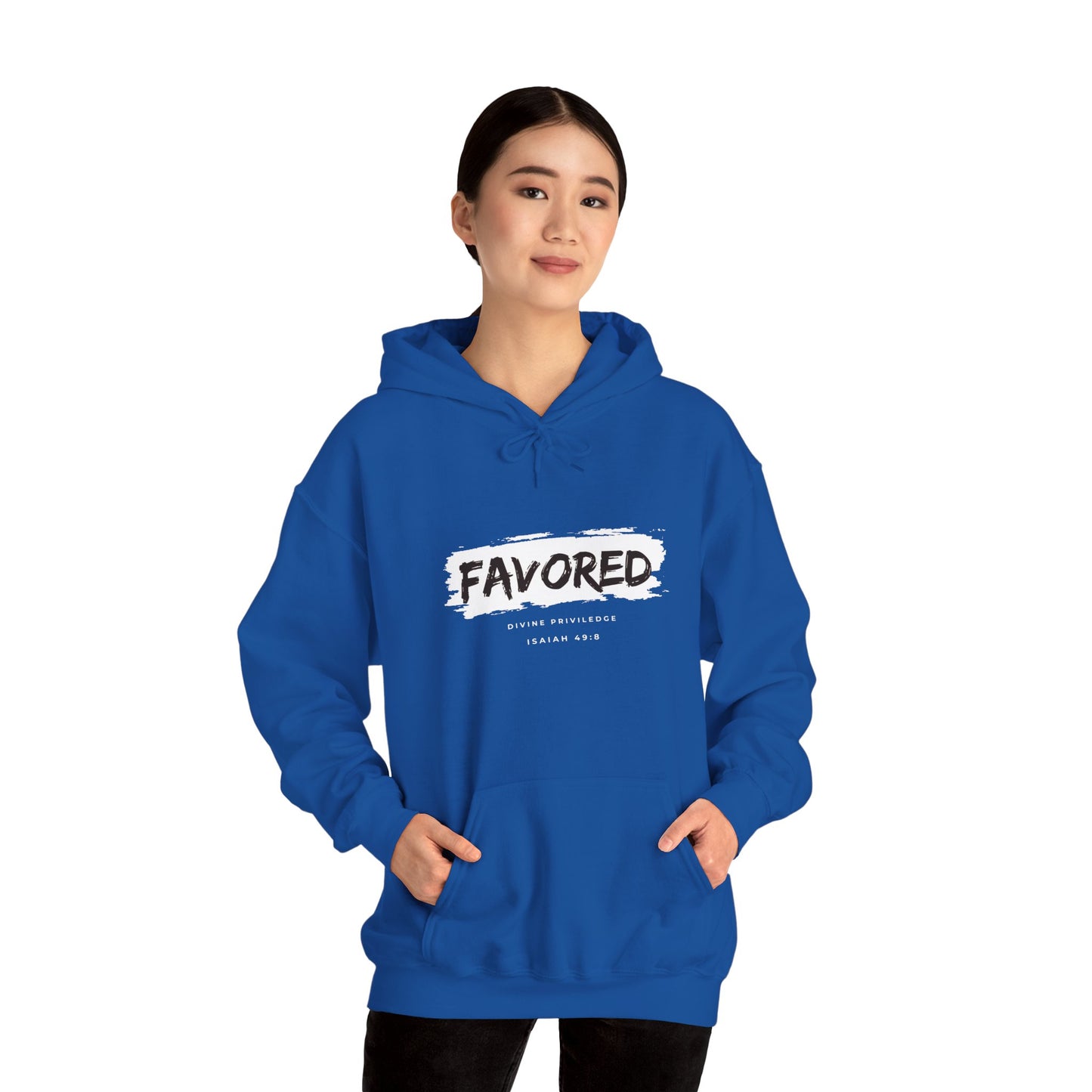 Hooded Sweatshirt - God's Favor at the Oppurtune Time - Isaiah 49:8