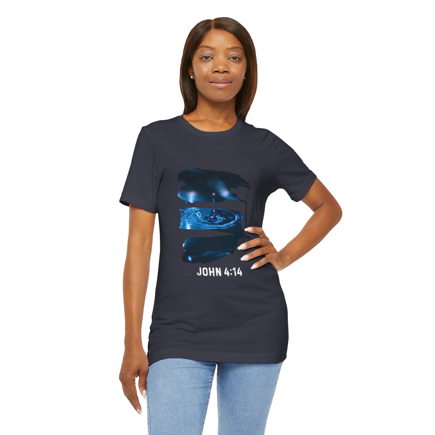 T-Shirt - Christ's Life Giving Water John 4:14 Design