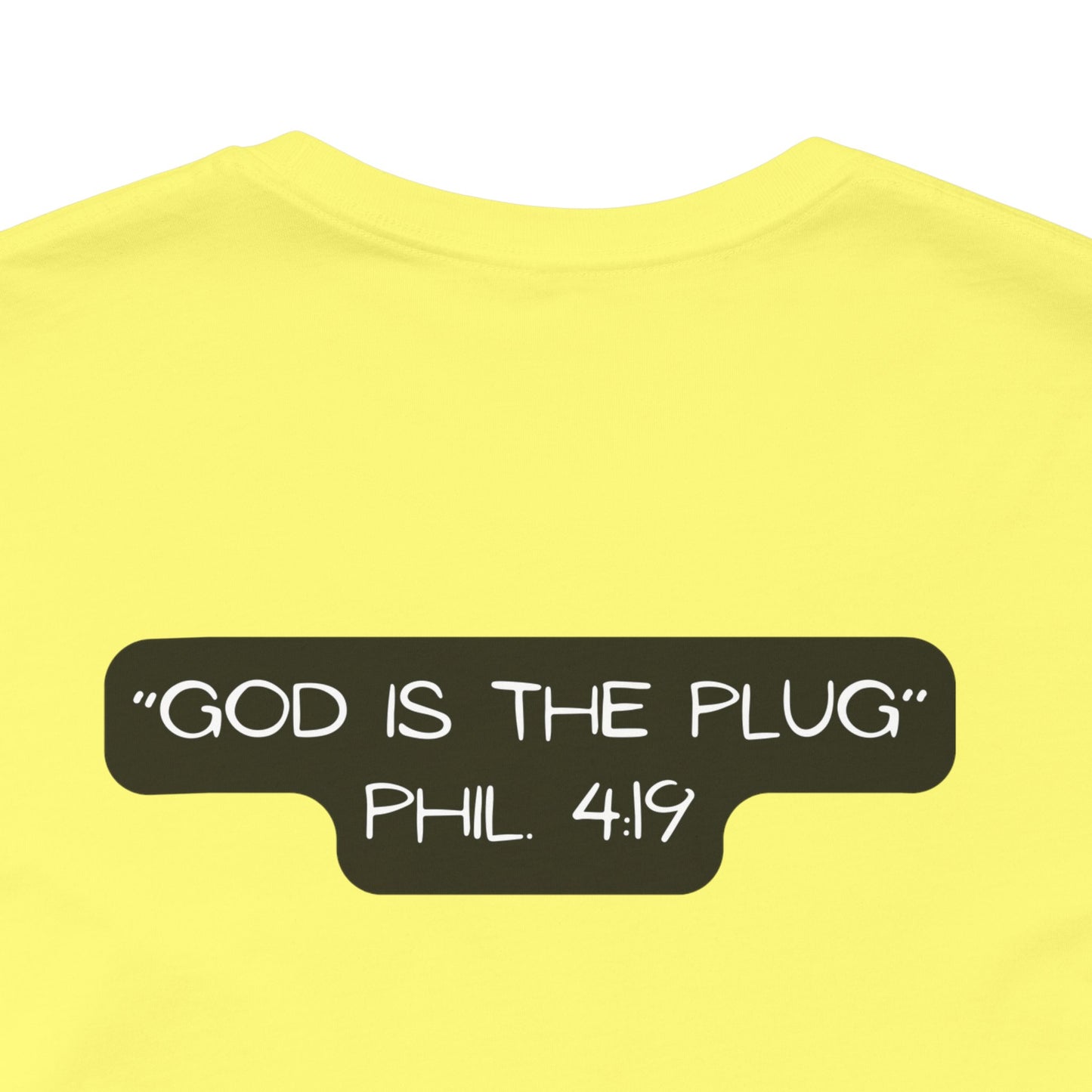 Christian Unisex Tee - Philippians 4:19 God Supplies All Our Needs Design